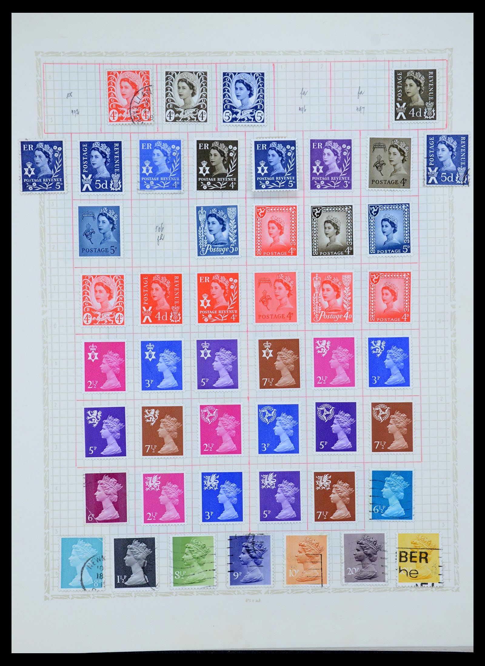 35886 065 - Stamp Collection 35886 Wereld 1840-1990.