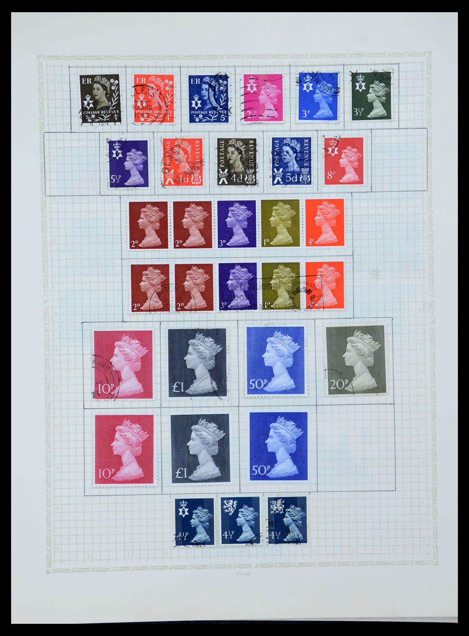 35886 071 - Stamp Collection 35886 Wereld 1840-1990.