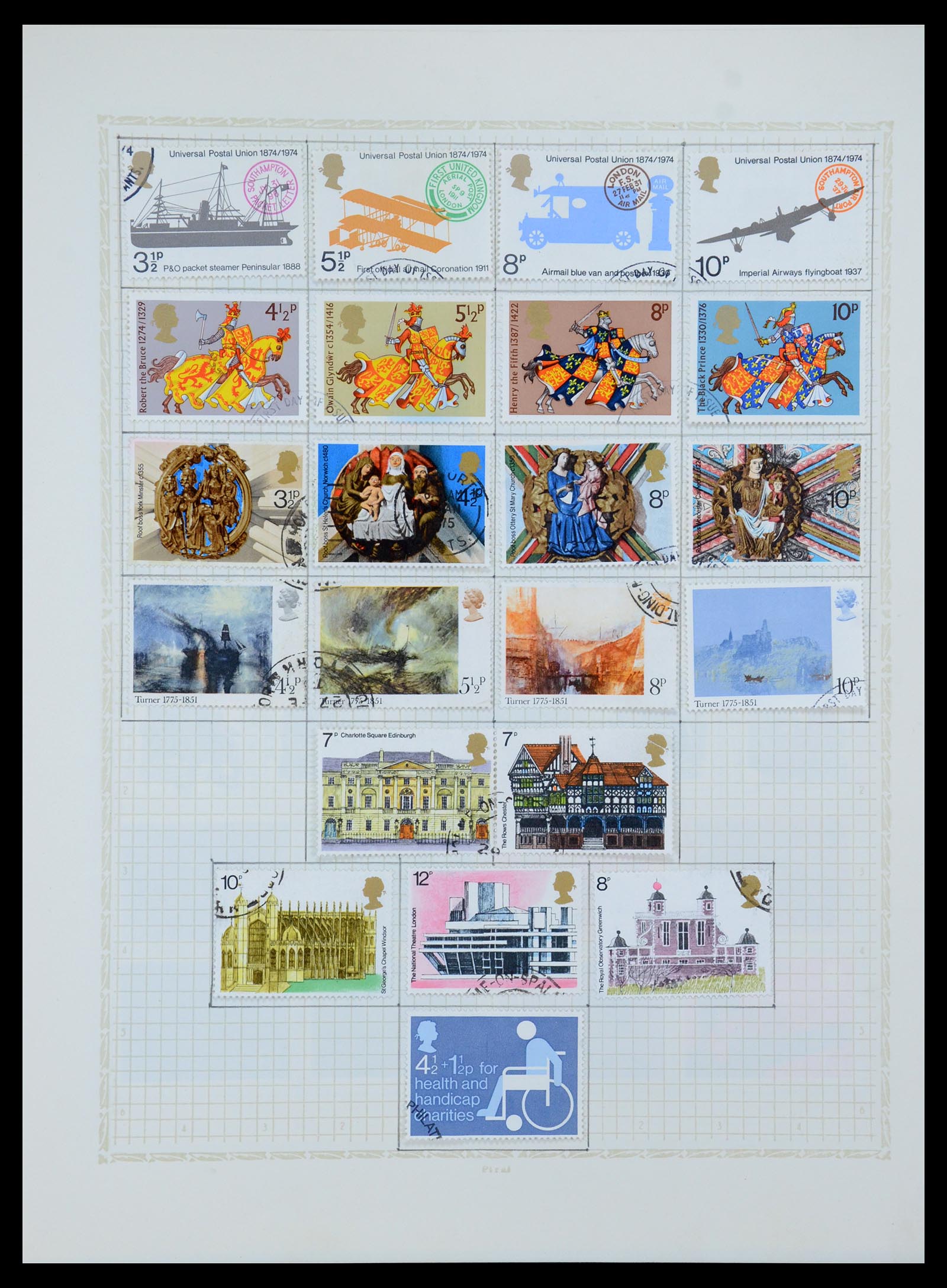 35886 073 - Stamp Collection 35886 Wereld 1840-1990.