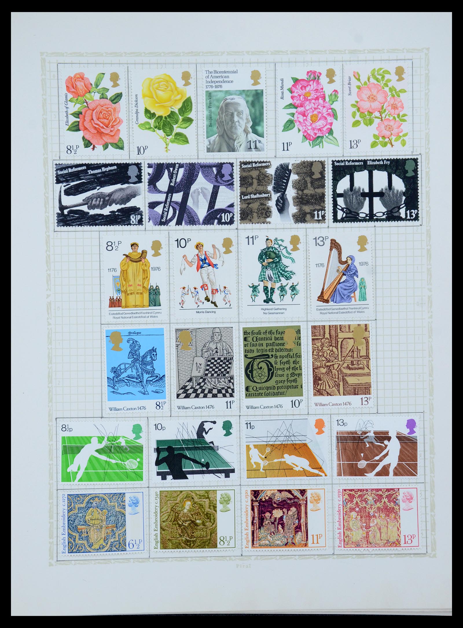 35886 076 - Stamp Collection 35886 Wereld 1840-1990.
