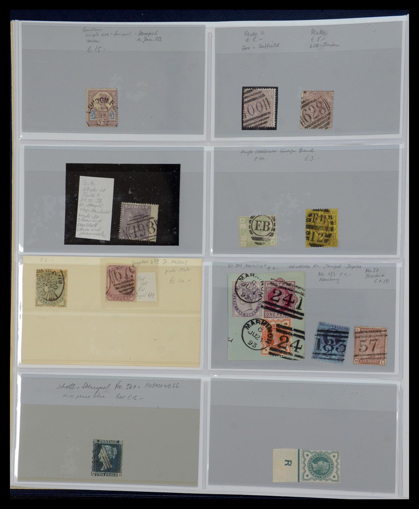 35887 004 - Postzegelverzameling 35887 Engeland en koloniën 1841-1965.