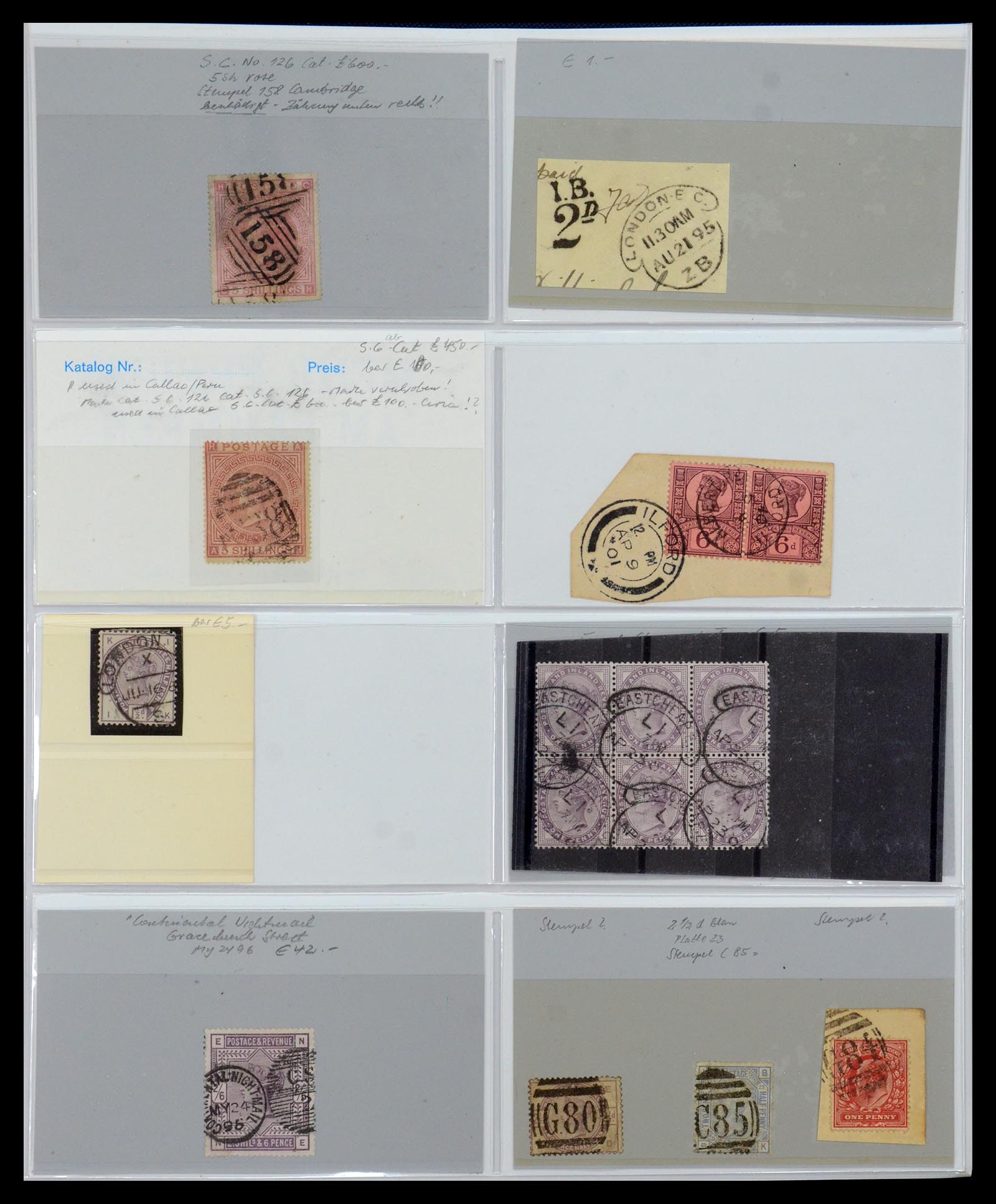 35887 005 - Postzegelverzameling 35887 Engeland en koloniën 1841-1965.