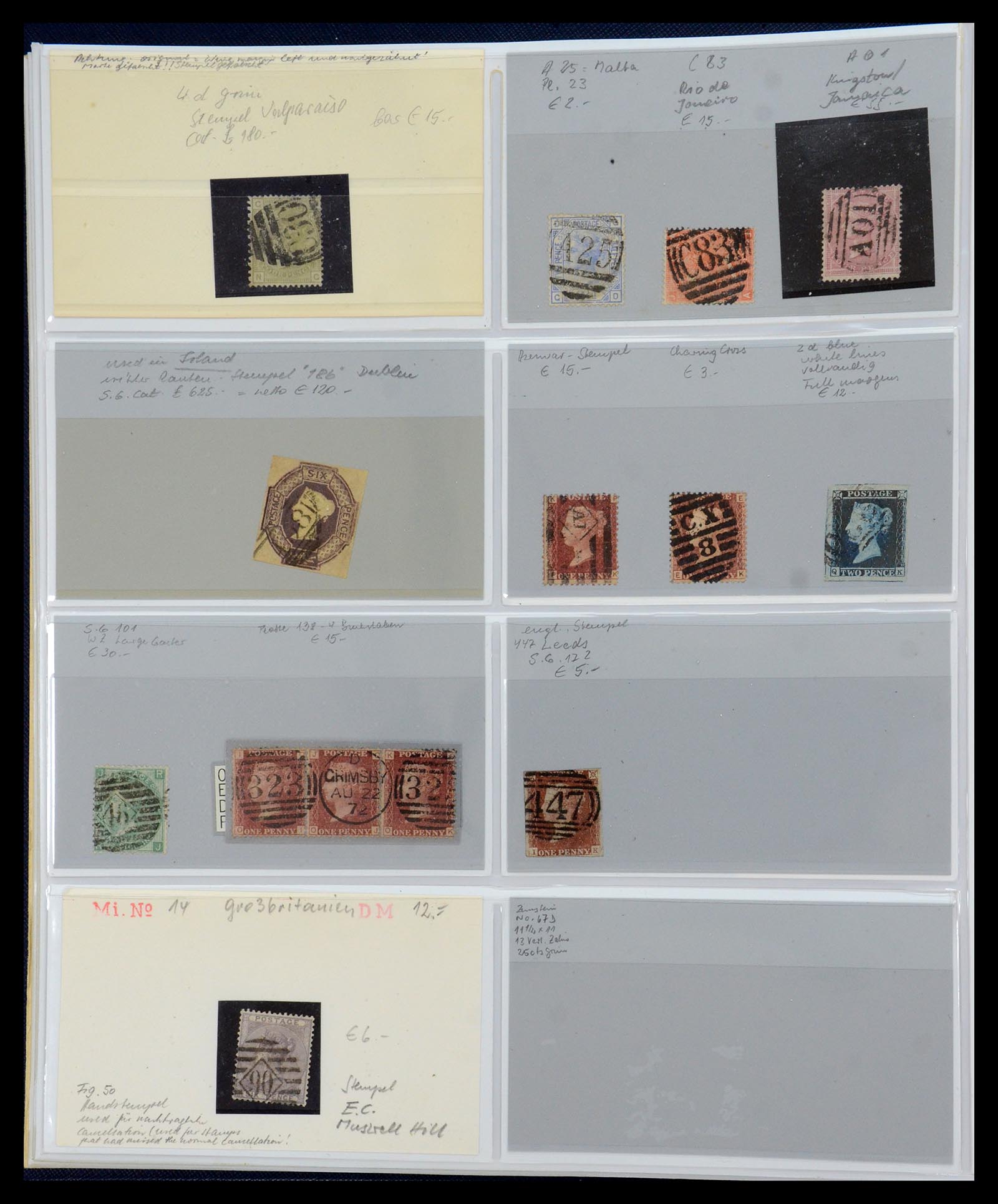 35887 006 - Postzegelverzameling 35887 Engeland en koloniën 1841-1965.