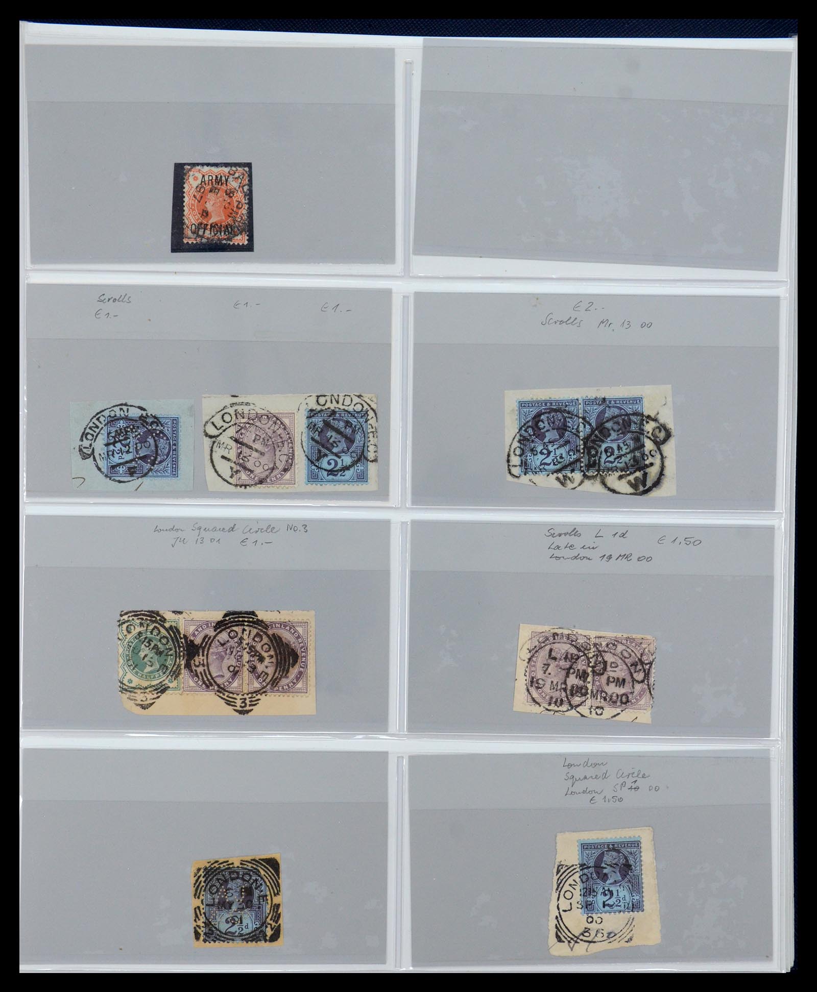 35887 007 - Postzegelverzameling 35887 Engeland en koloniën 1841-1965.