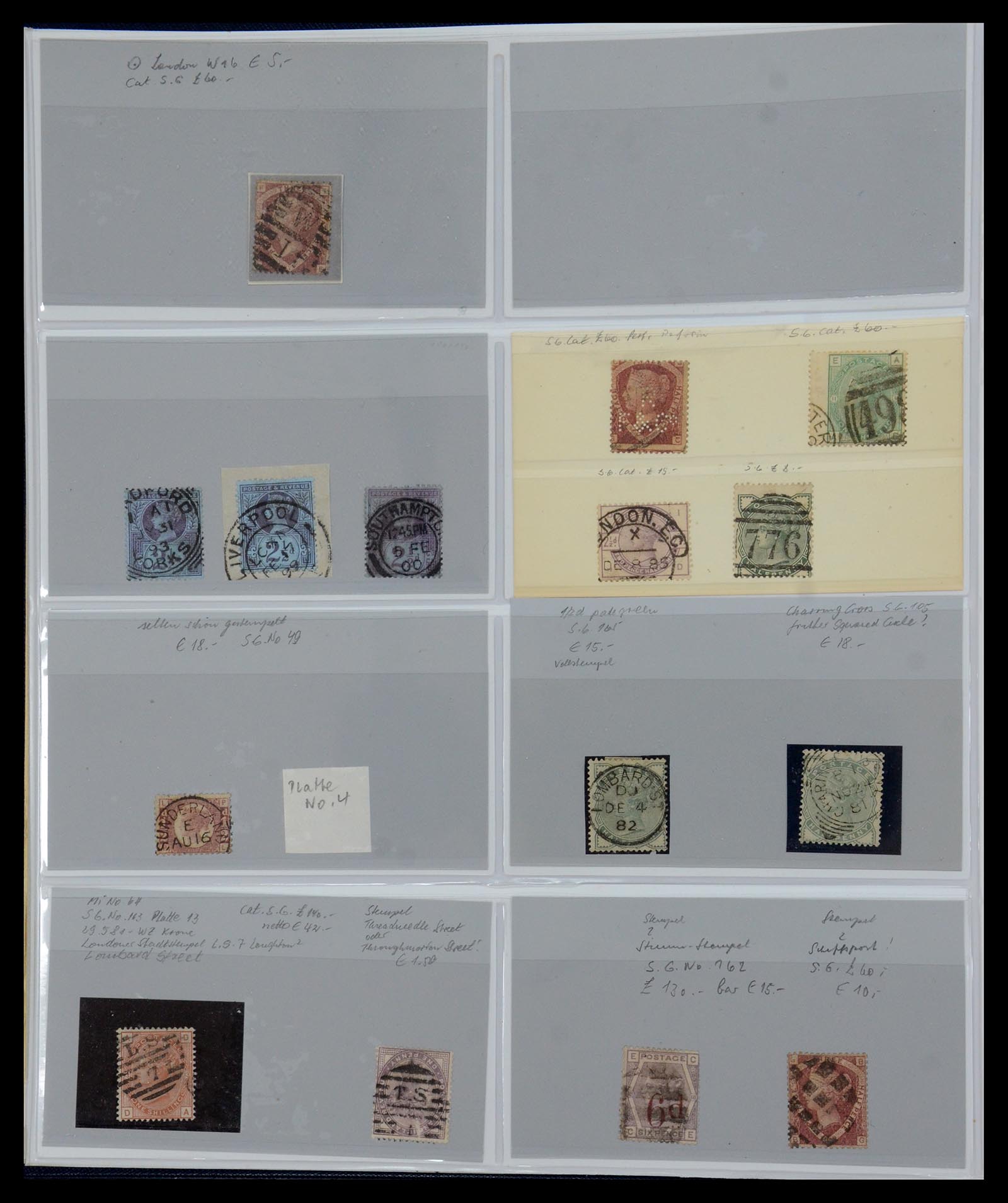 35887 008 - Postzegelverzameling 35887 Engeland en koloniën 1841-1965.