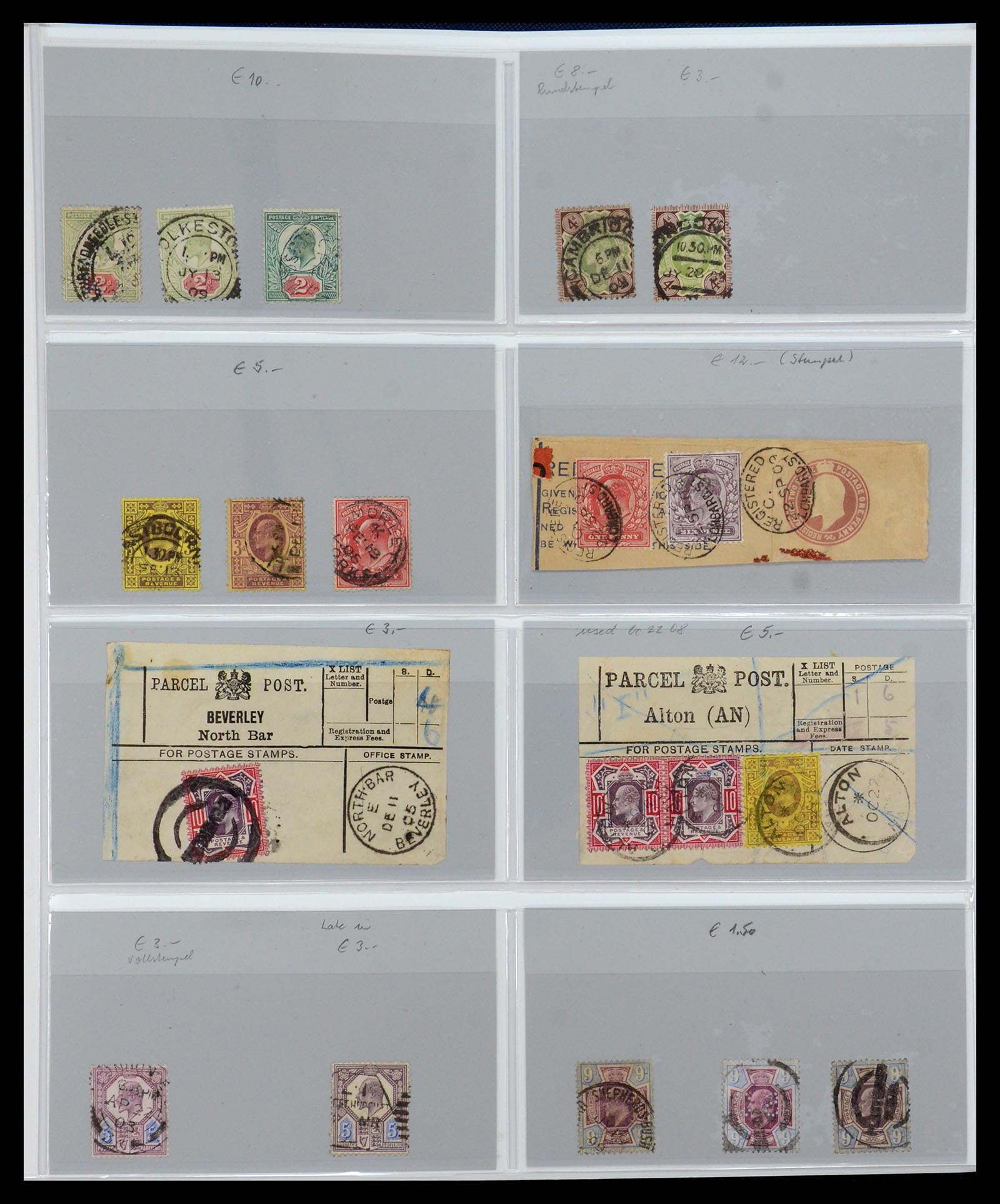 35887 011 - Postzegelverzameling 35887 Engeland en koloniën 1841-1965.