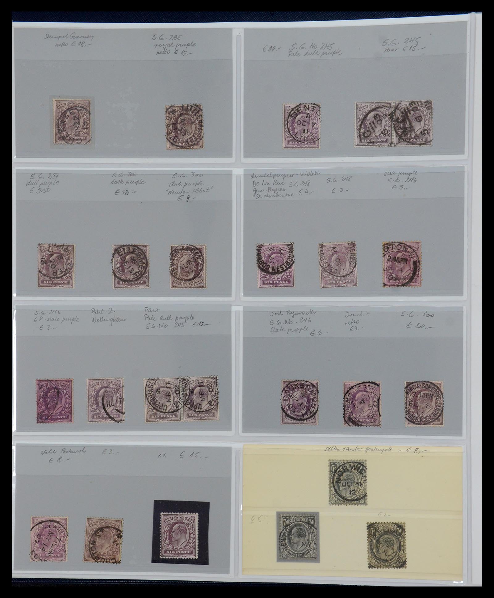35887 014 - Postzegelverzameling 35887 Engeland en koloniën 1841-1965.