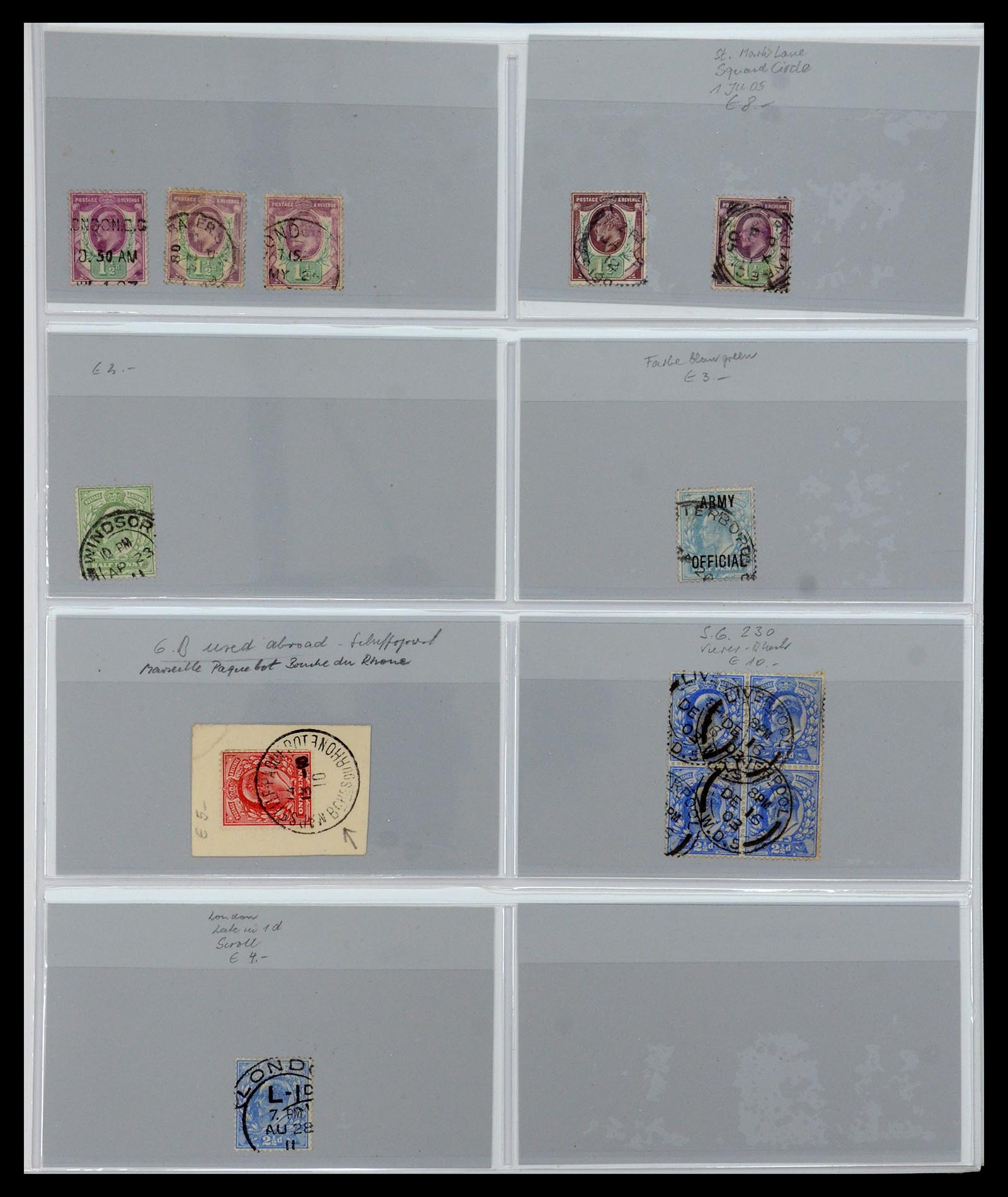 35887 015 - Postzegelverzameling 35887 Engeland en koloniën 1841-1965.
