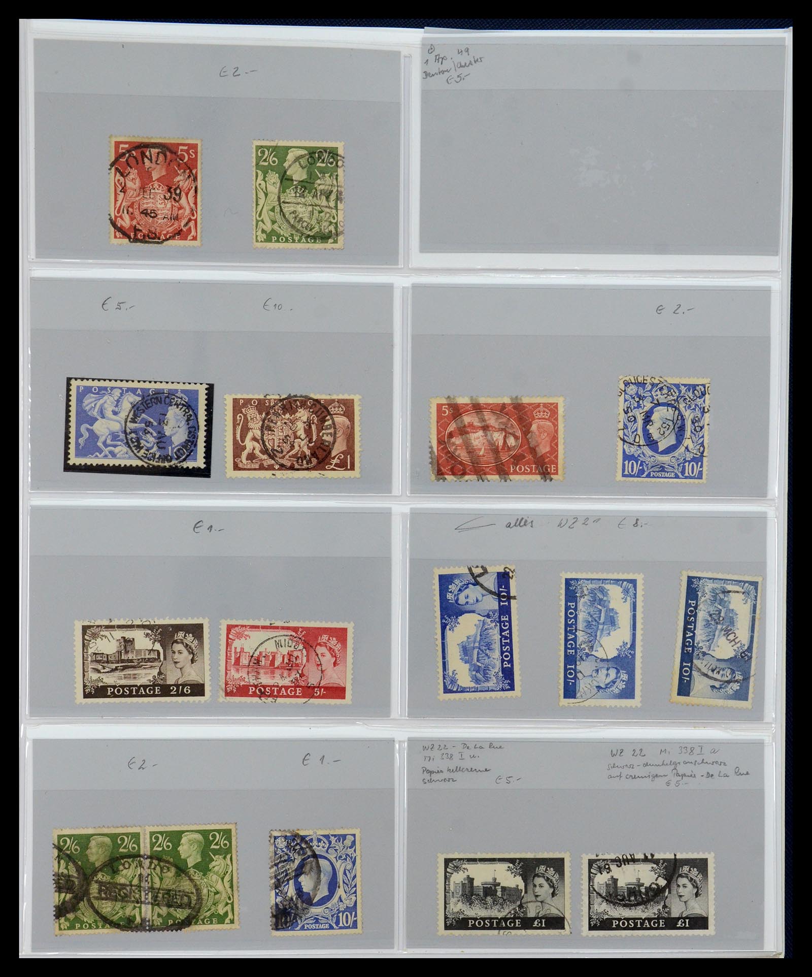 35887 019 - Postzegelverzameling 35887 Engeland en koloniën 1841-1965.