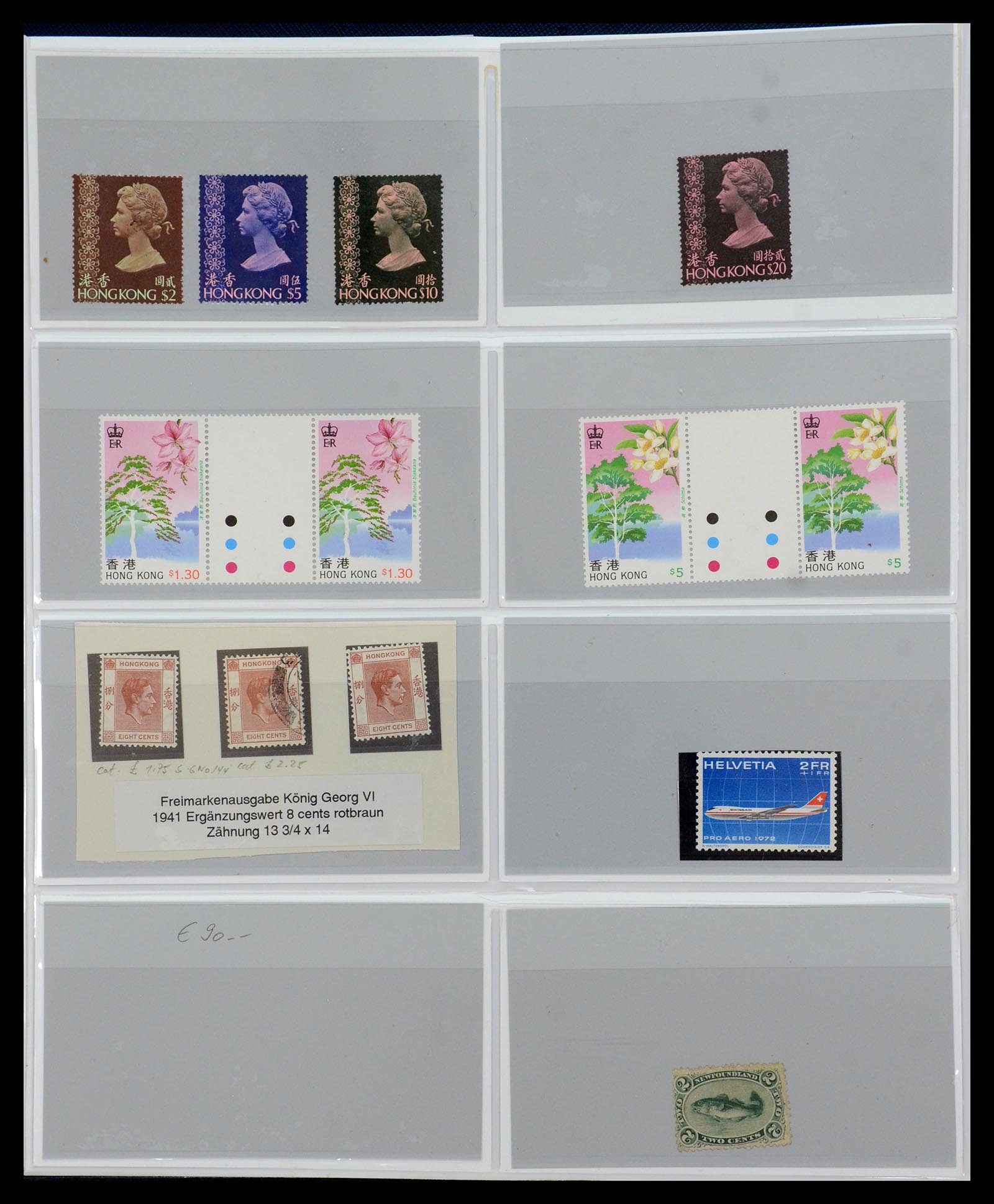 35887 022 - Postzegelverzameling 35887 Engeland en koloniën 1841-1965.