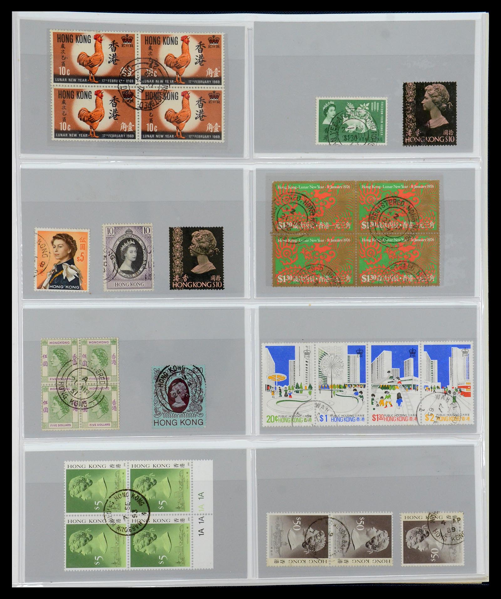 35887 023 - Postzegelverzameling 35887 Engeland en koloniën 1841-1965.