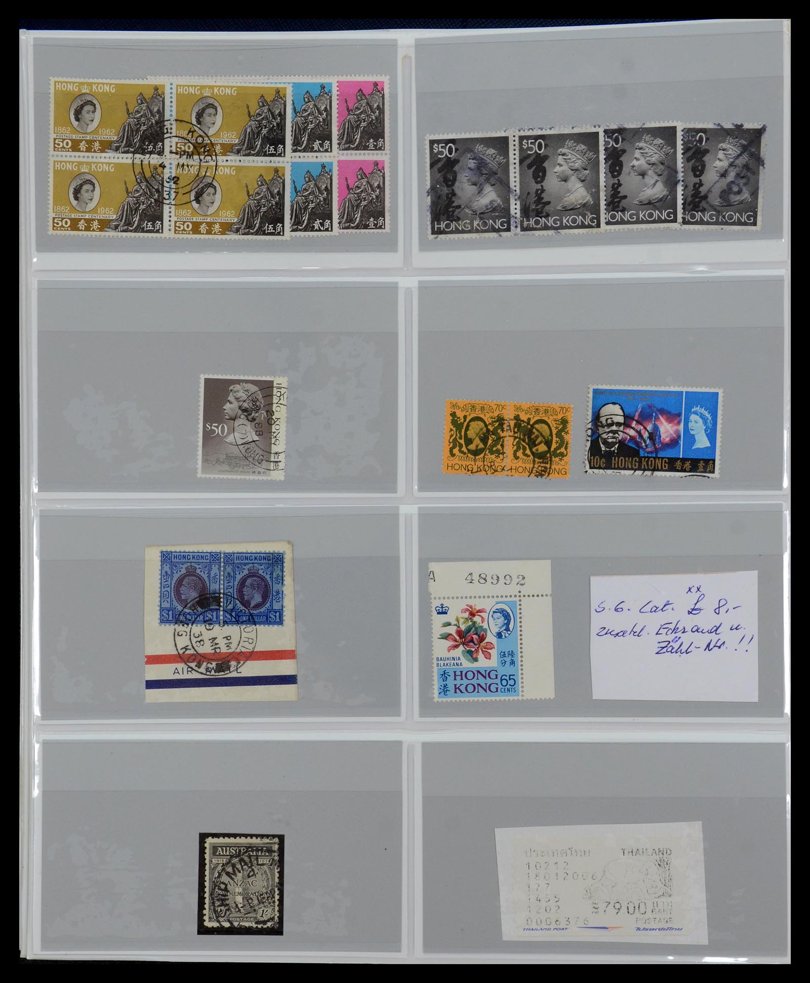 35887 024 - Postzegelverzameling 35887 Engeland en koloniën 1841-1965.