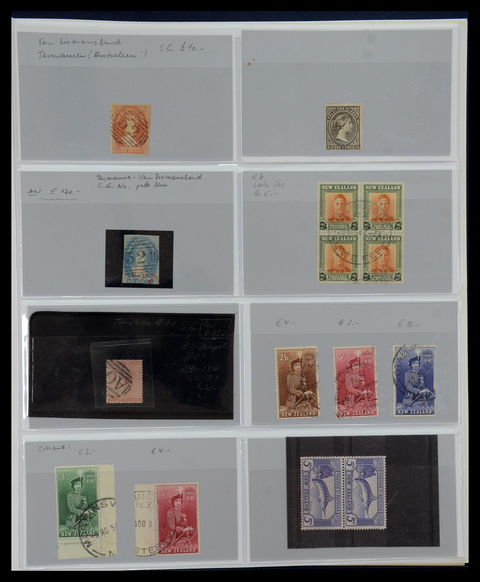 35887 025 - Postzegelverzameling 35887 Engeland en koloniën 1841-1965.