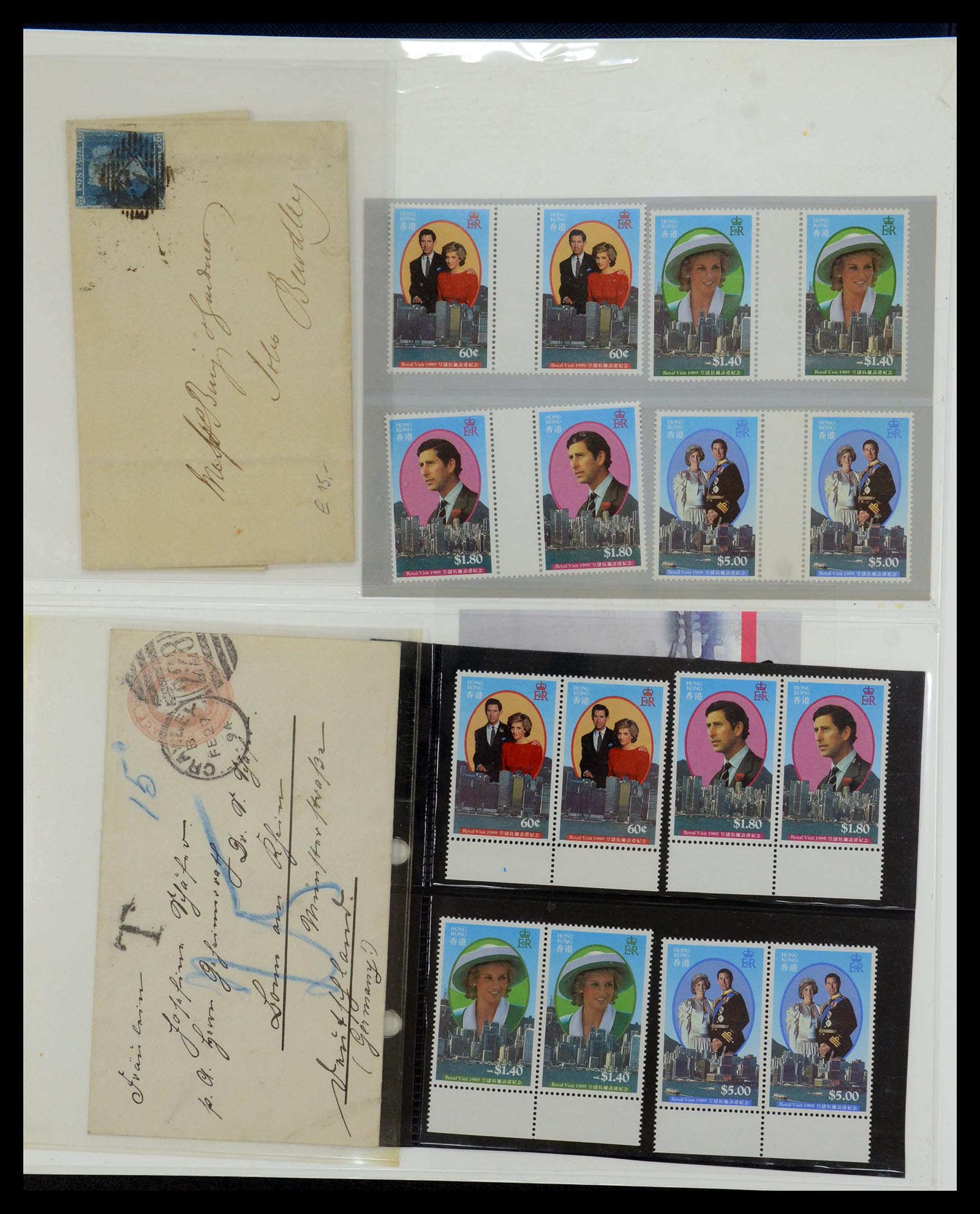 35887 028 - Postzegelverzameling 35887 Engeland en koloniën 1841-1965.