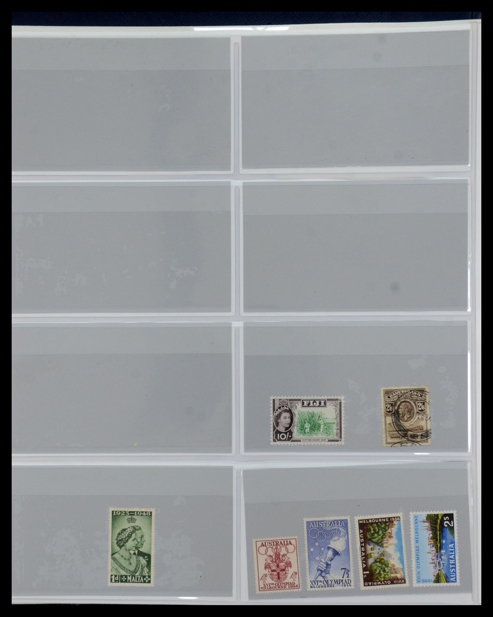 35887 030 - Postzegelverzameling 35887 Engeland en koloniën 1841-1965.
