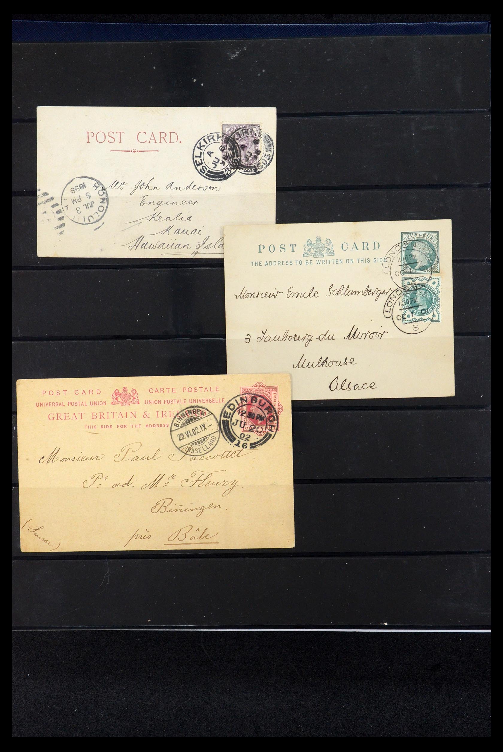 35887 032 - Postzegelverzameling 35887 Engeland en koloniën 1841-1965.