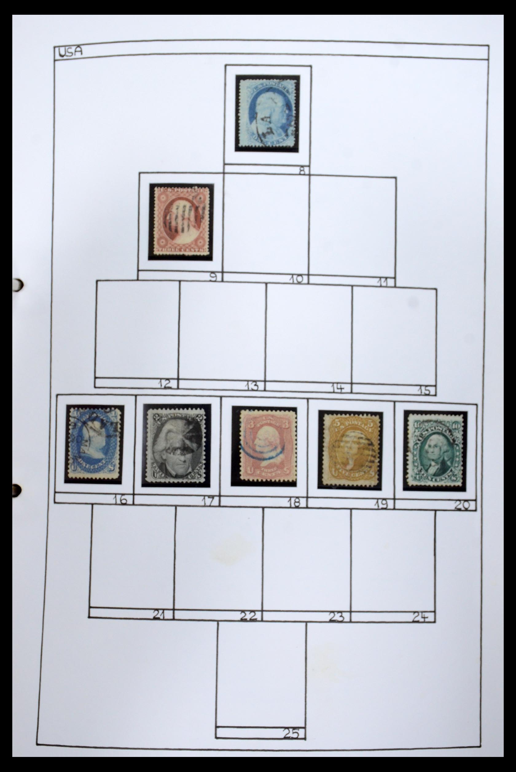 35888 002 - Stamp Collection 35888 USA 1851-2014.