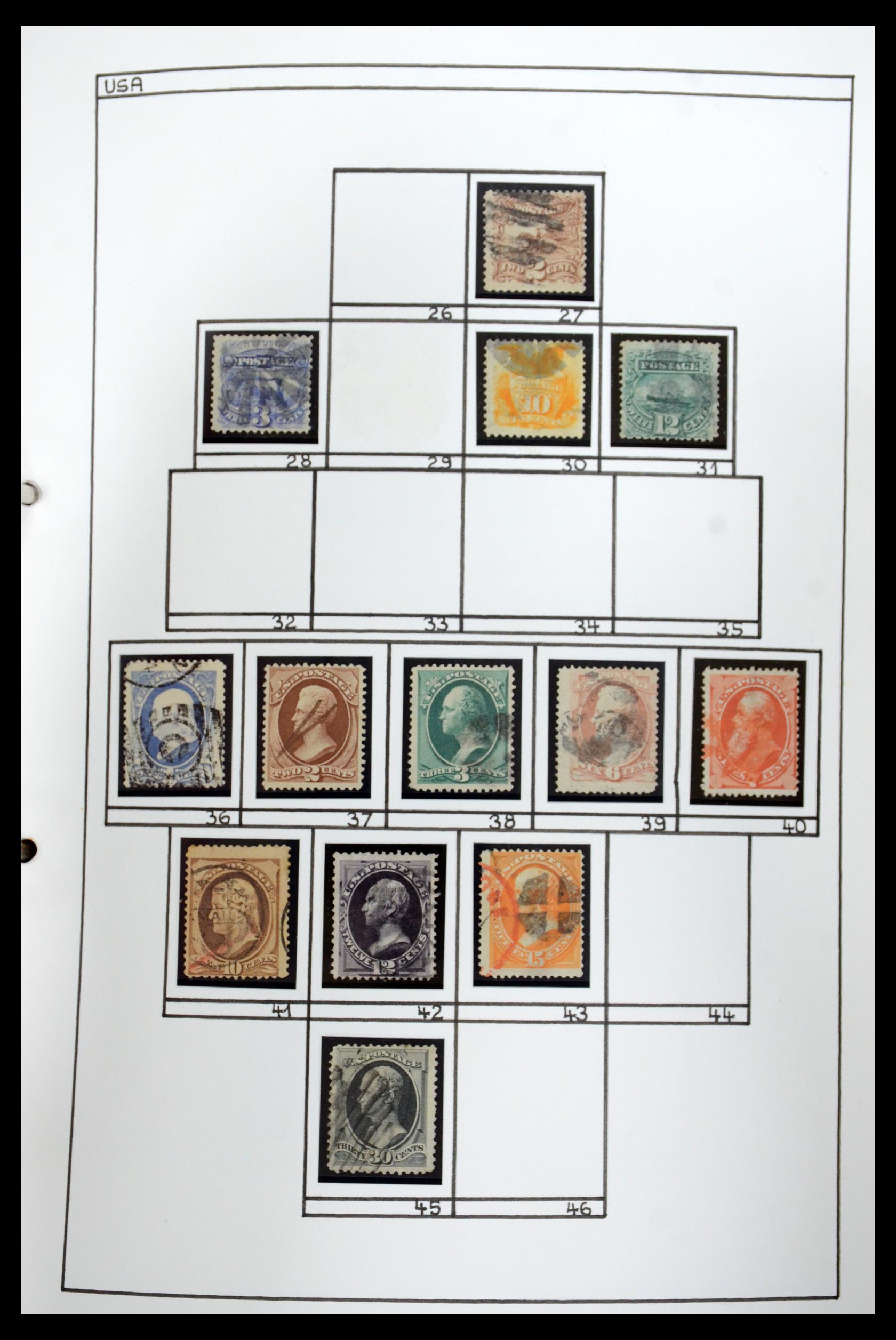 35888 003 - Postzegelverzameling 35888 USA 1851-2014.