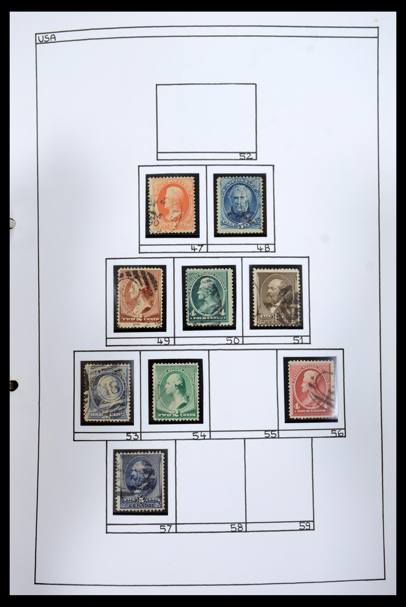 35888 004 - Postzegelverzameling 35888 USA 1851-2014.