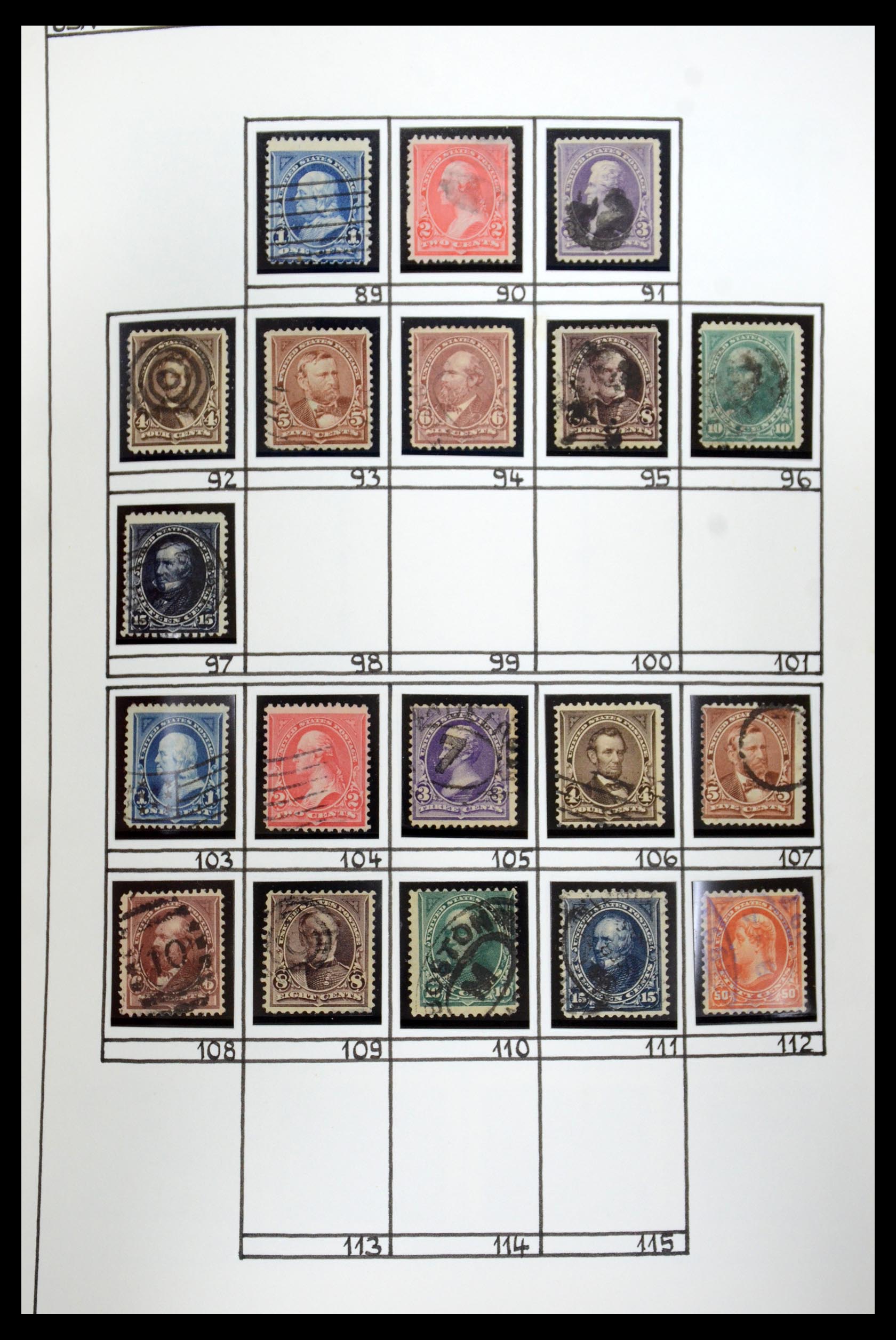35888 007 - Stamp Collection 35888 USA 1851-2014.