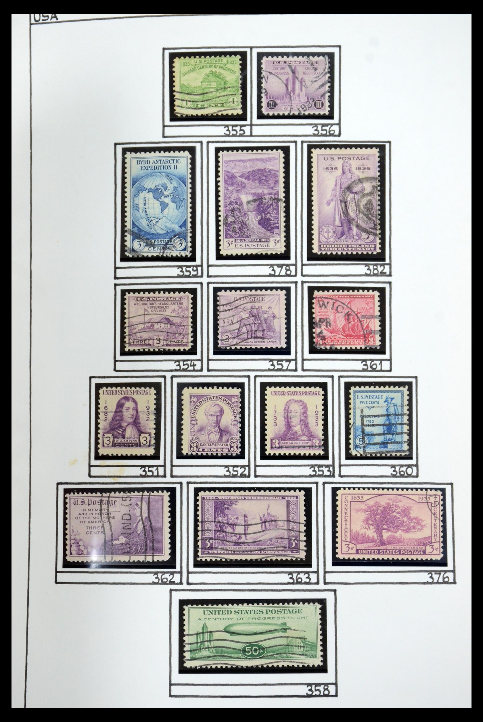 35888 020 - Postzegelverzameling 35888 USA 1851-2014.