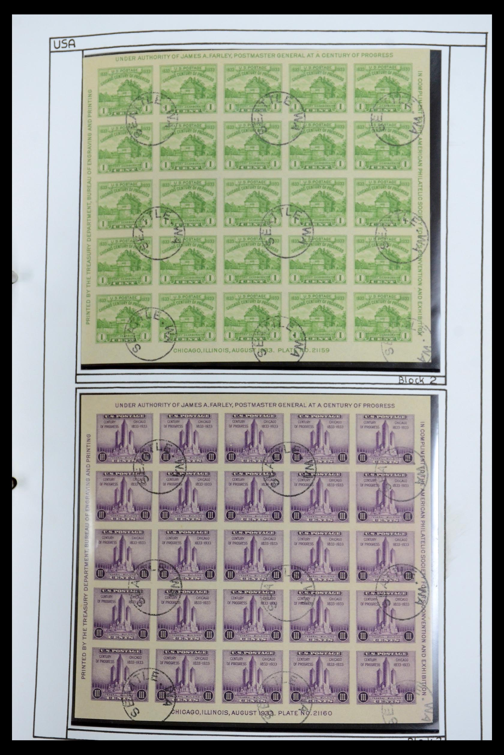 35888 021 - Postzegelverzameling 35888 USA 1851-2014.