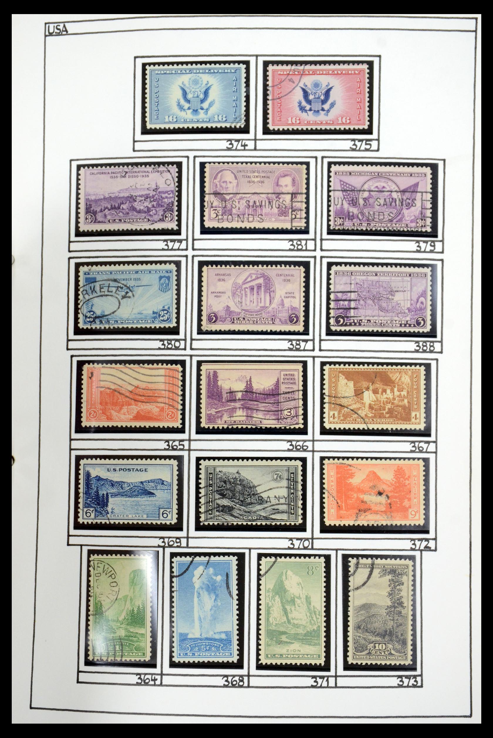 35888 023 - Stamp Collection 35888 USA 1851-2014.