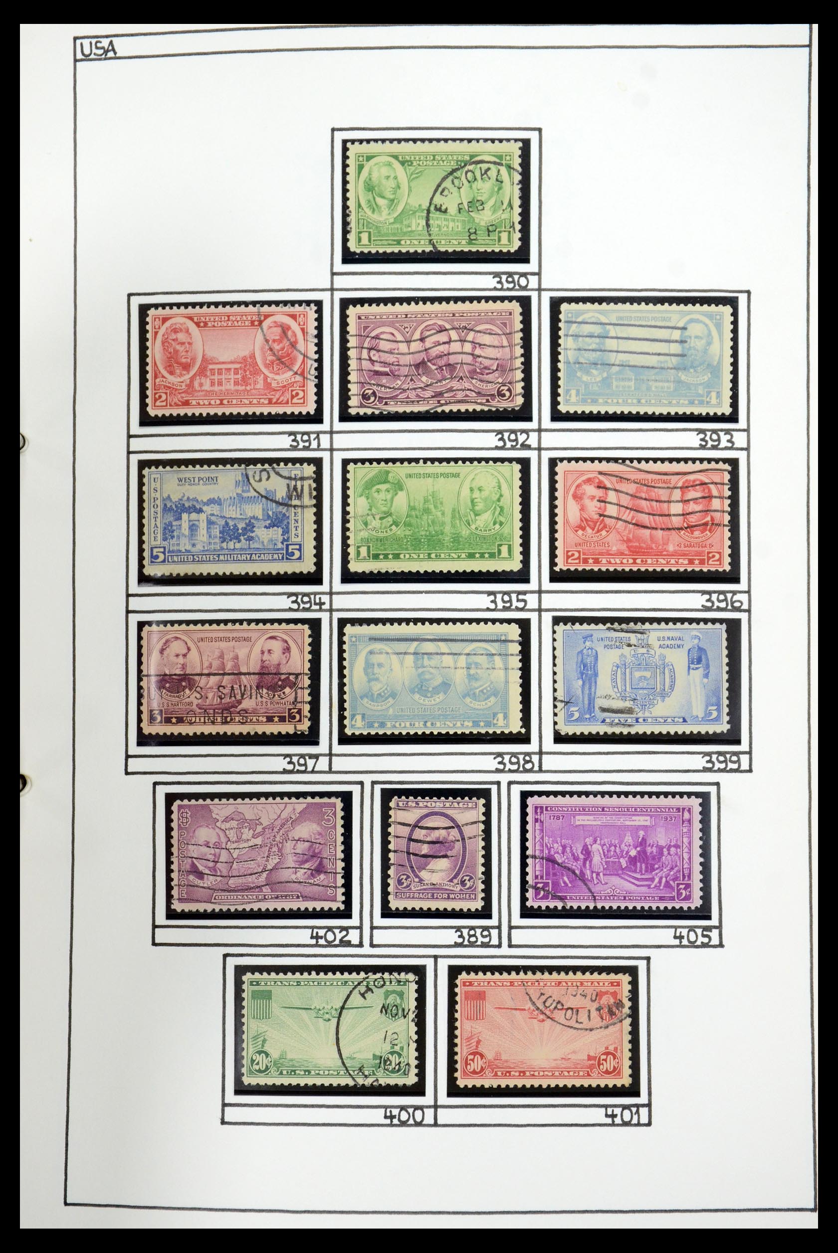 35888 026 - Postzegelverzameling 35888 USA 1851-2014.