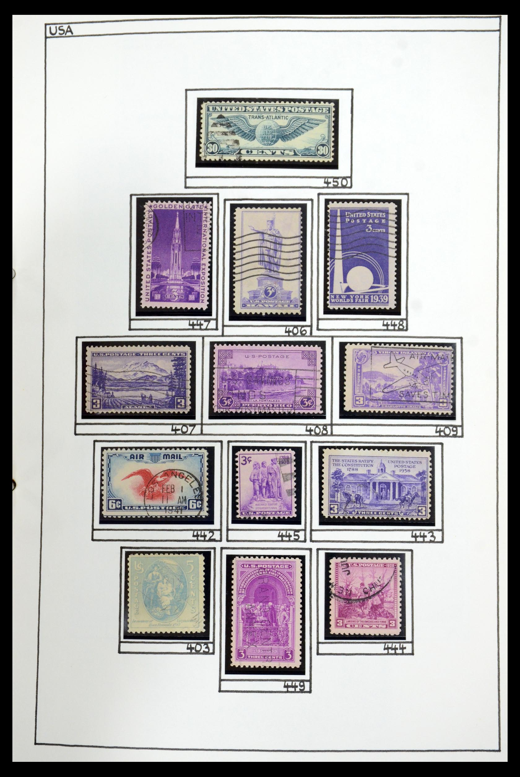 35888 027 - Stamp Collection 35888 USA 1851-2014.