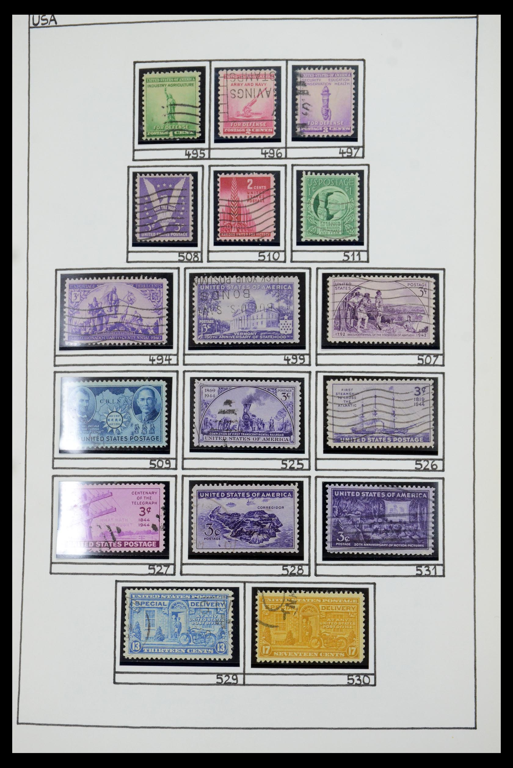 35888 032 - Stamp Collection 35888 USA 1851-2014.