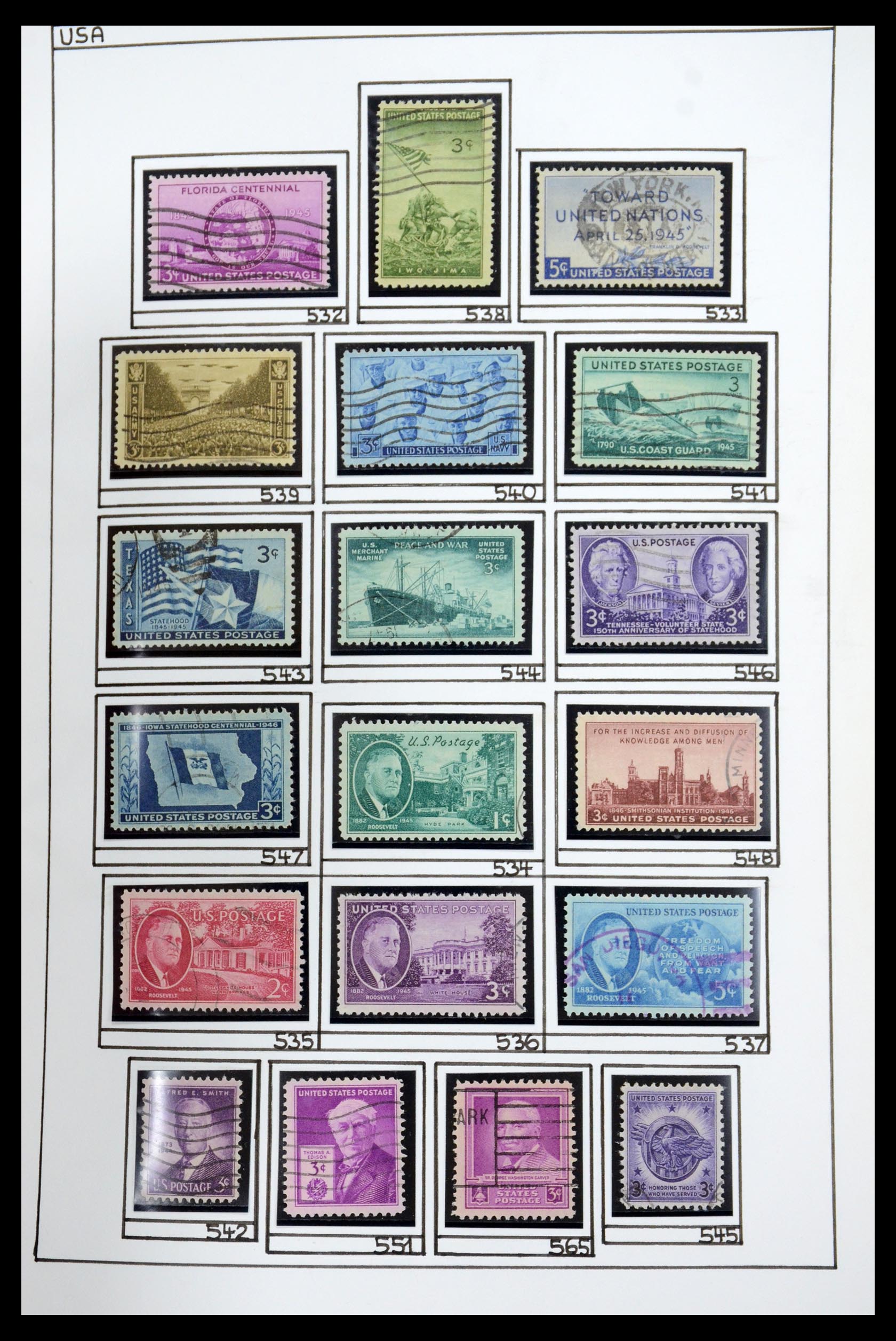 35888 033 - Postzegelverzameling 35888 USA 1851-2014.
