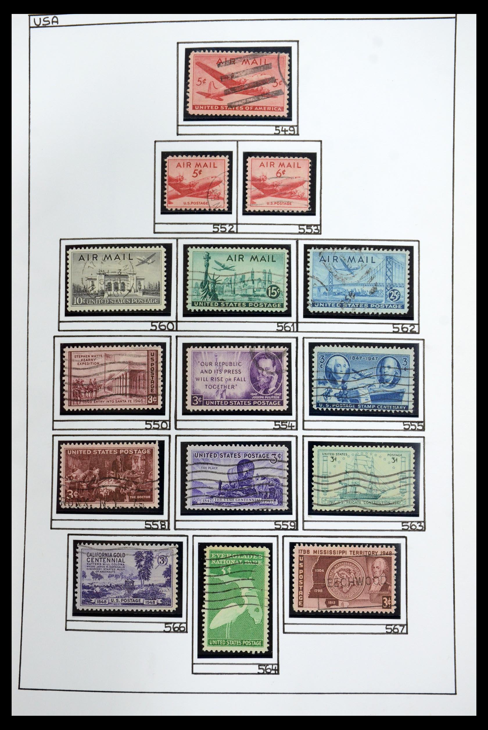 35888 034 - Postzegelverzameling 35888 USA 1851-2014.