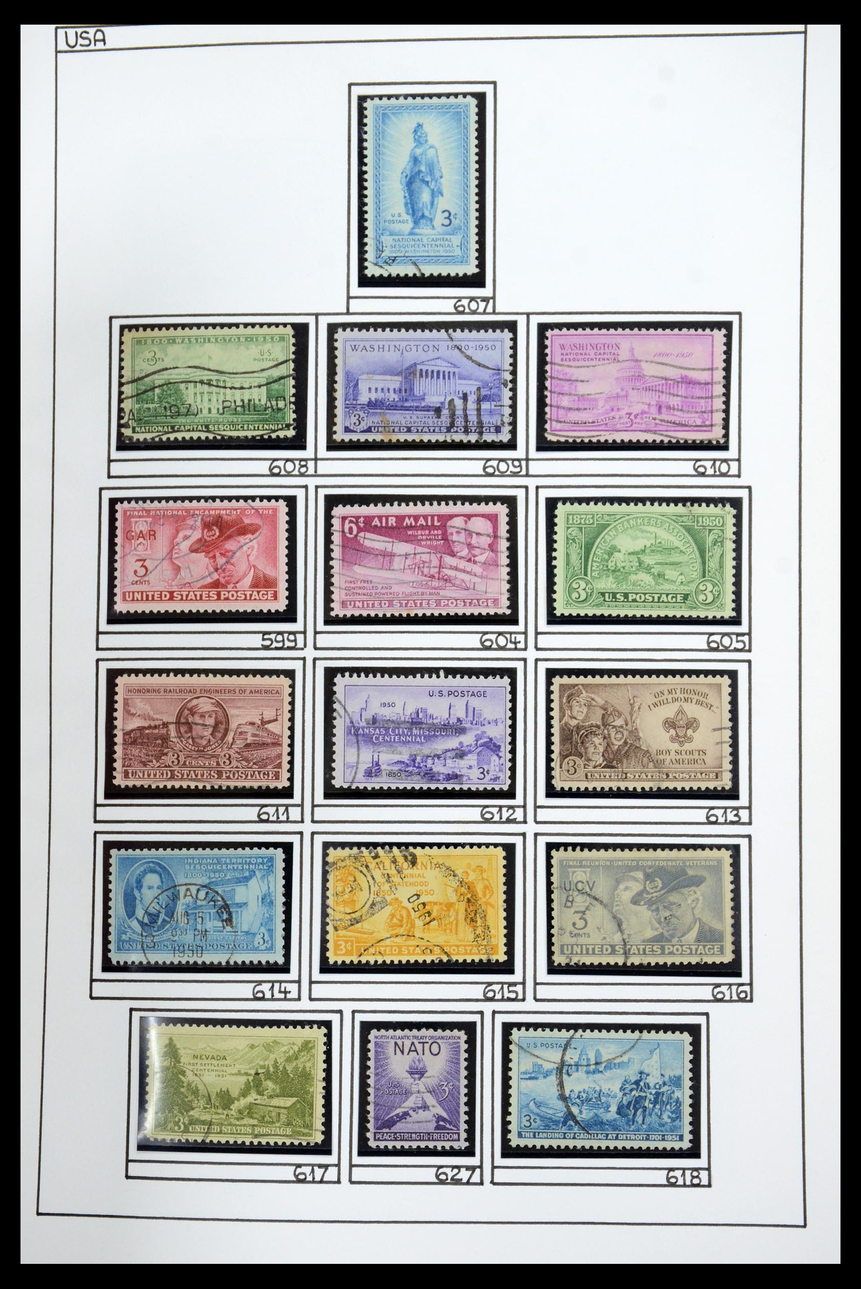 35888 038 - Postzegelverzameling 35888 USA 1851-2014.