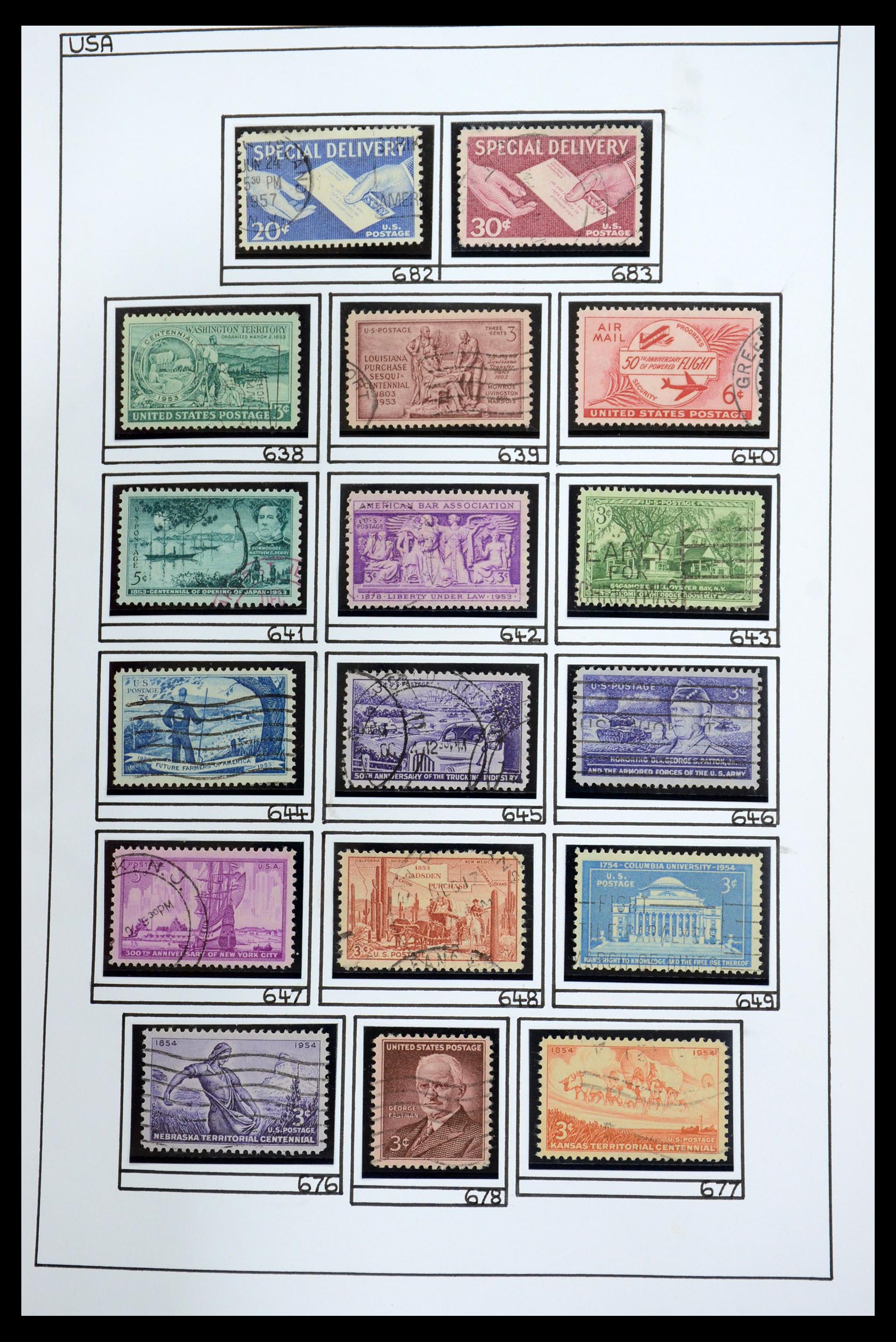 35888 040 - Postzegelverzameling 35888 USA 1851-2014.