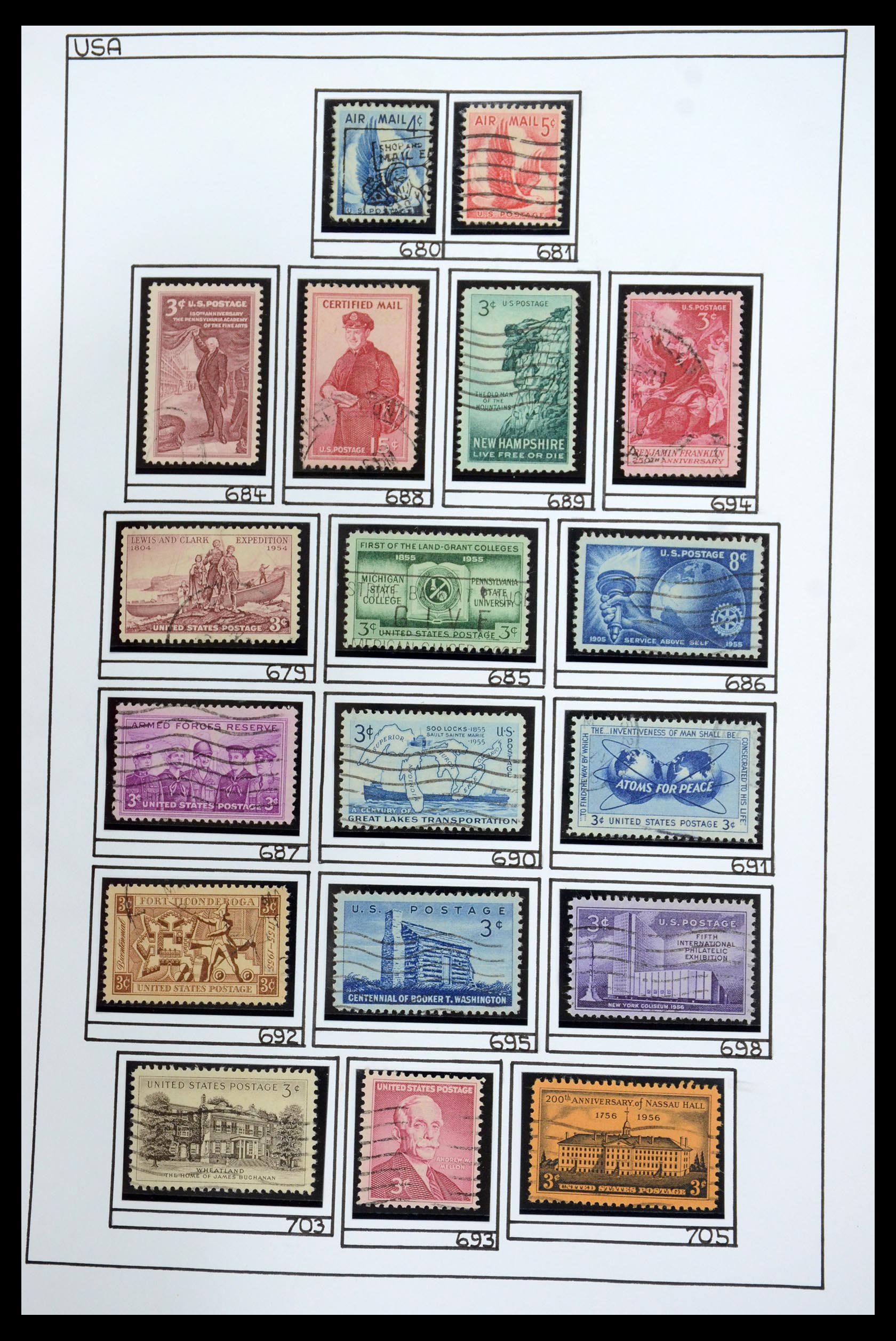 35888 042 - Postzegelverzameling 35888 USA 1851-2014.