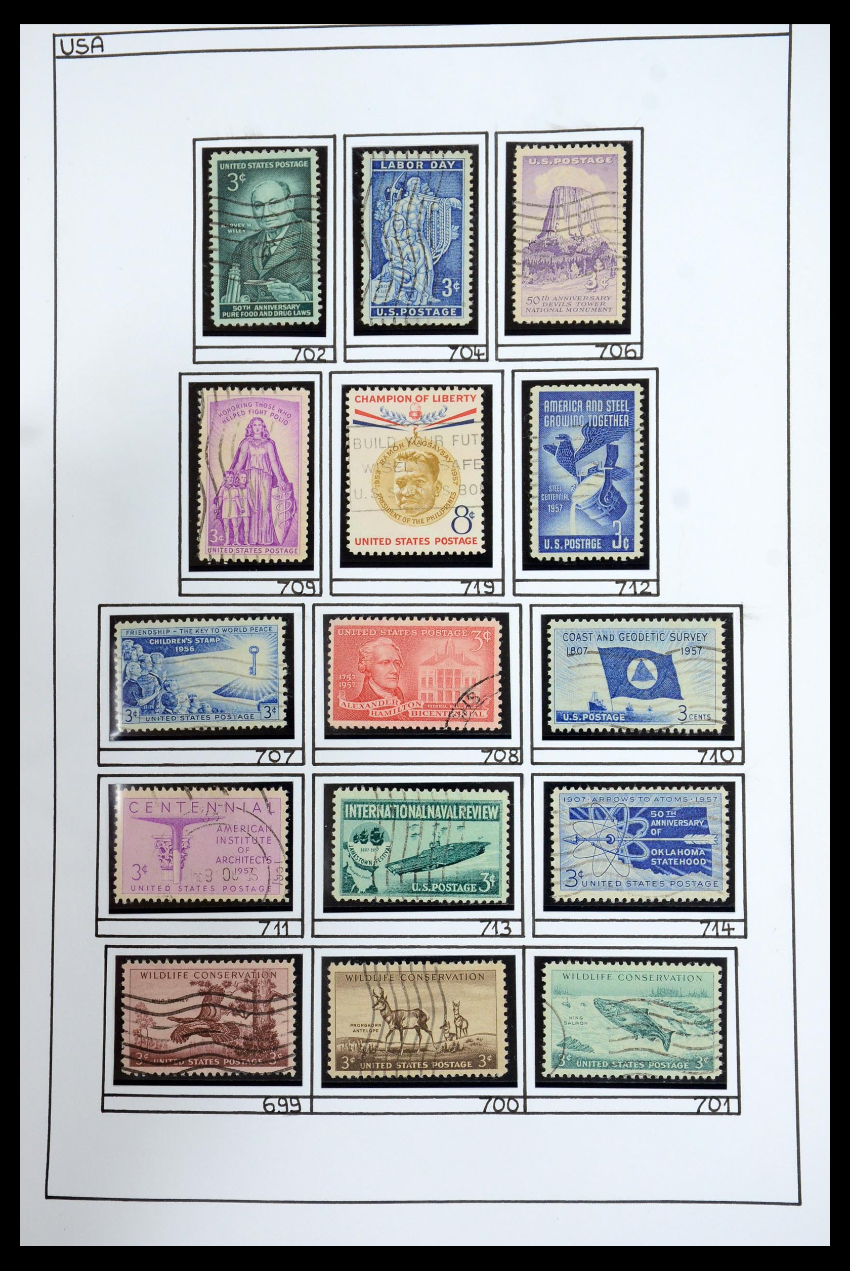 35888 043 - Stamp Collection 35888 USA 1851-2014.