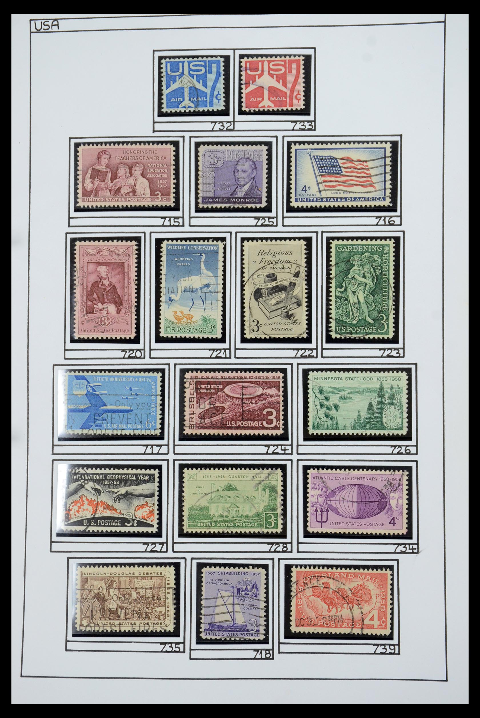 35888 044 - Postzegelverzameling 35888 USA 1851-2014.