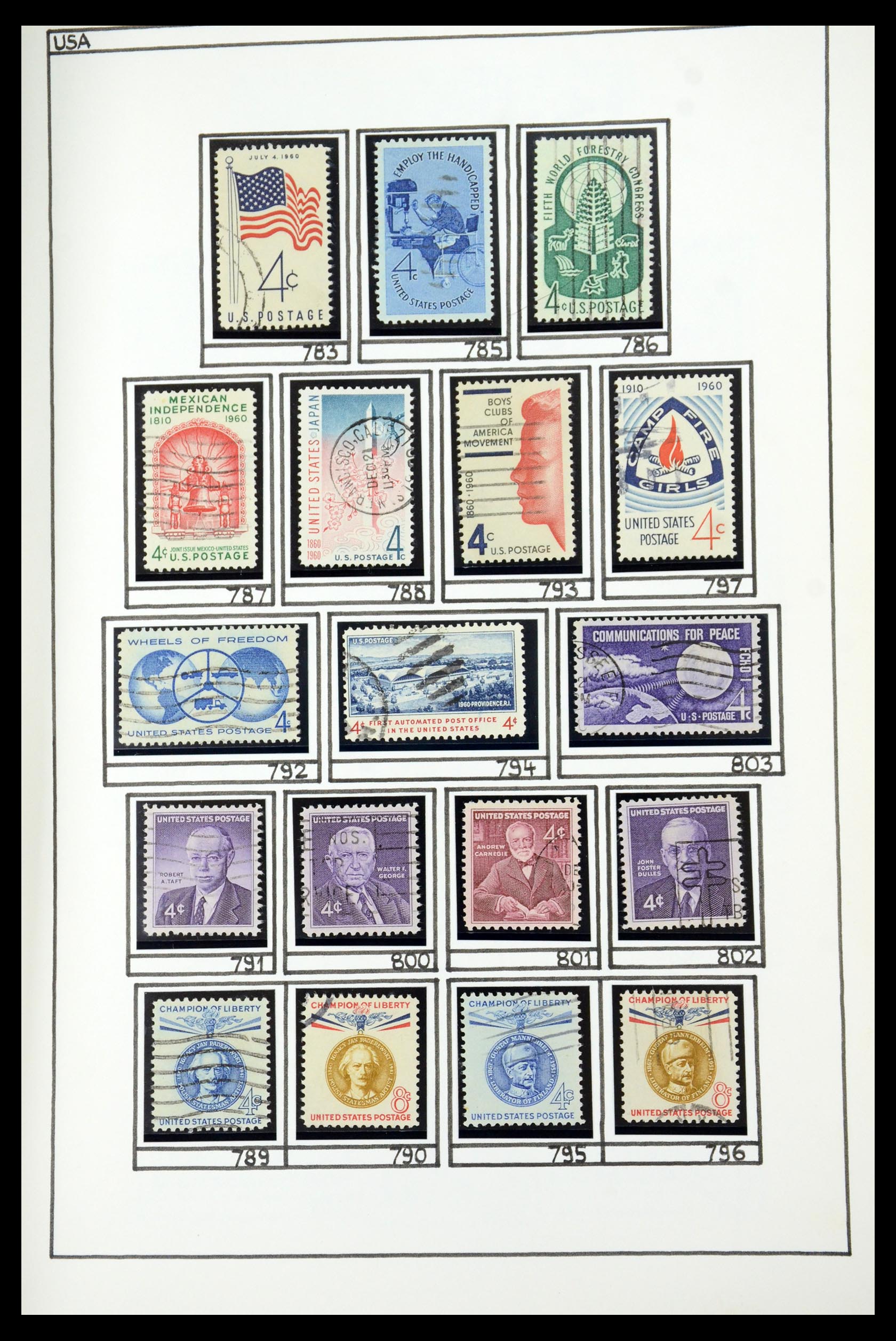 35888 048 - Stamp Collection 35888 USA 1851-2014.