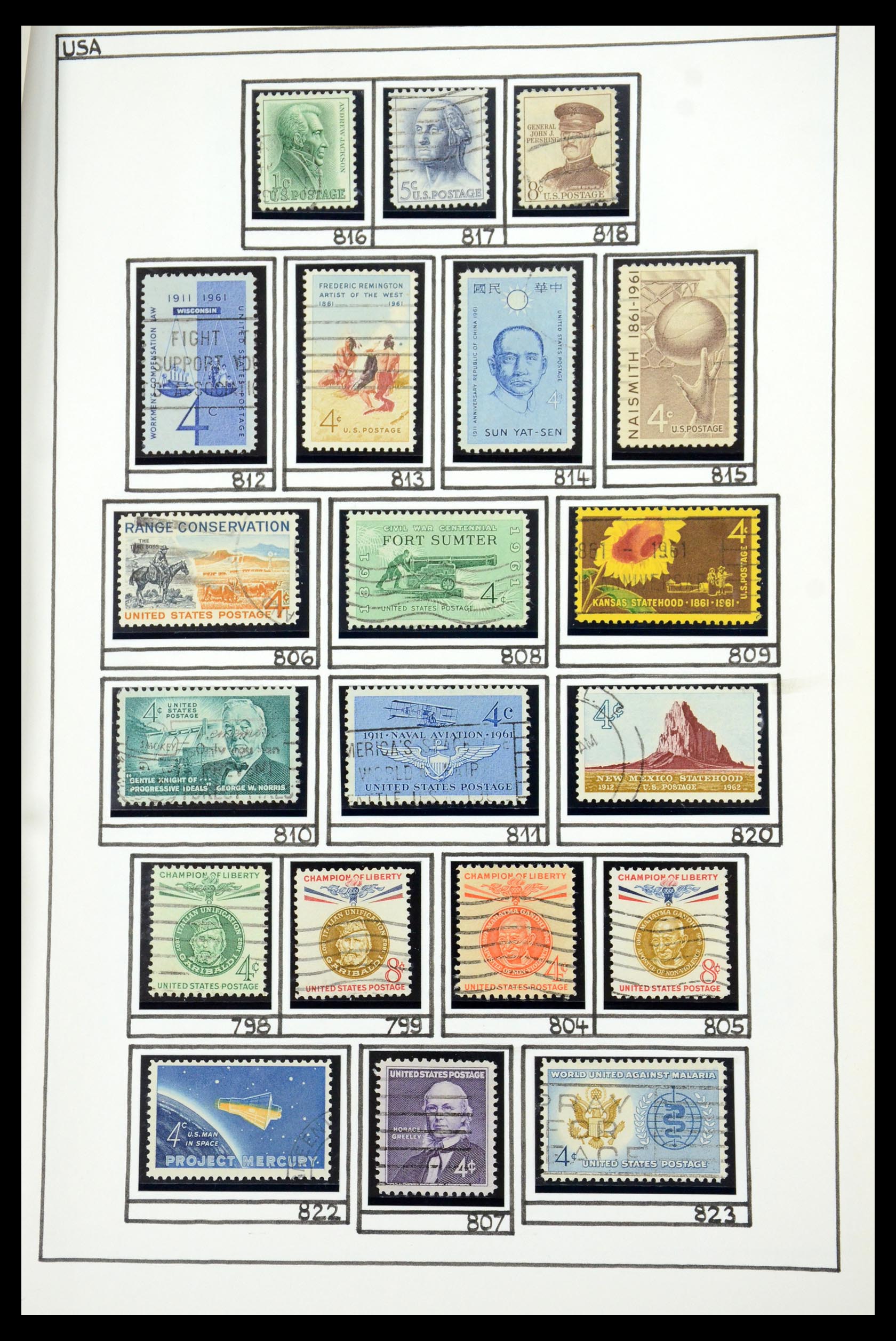 35888 049 - Stamp Collection 35888 USA 1851-2014.