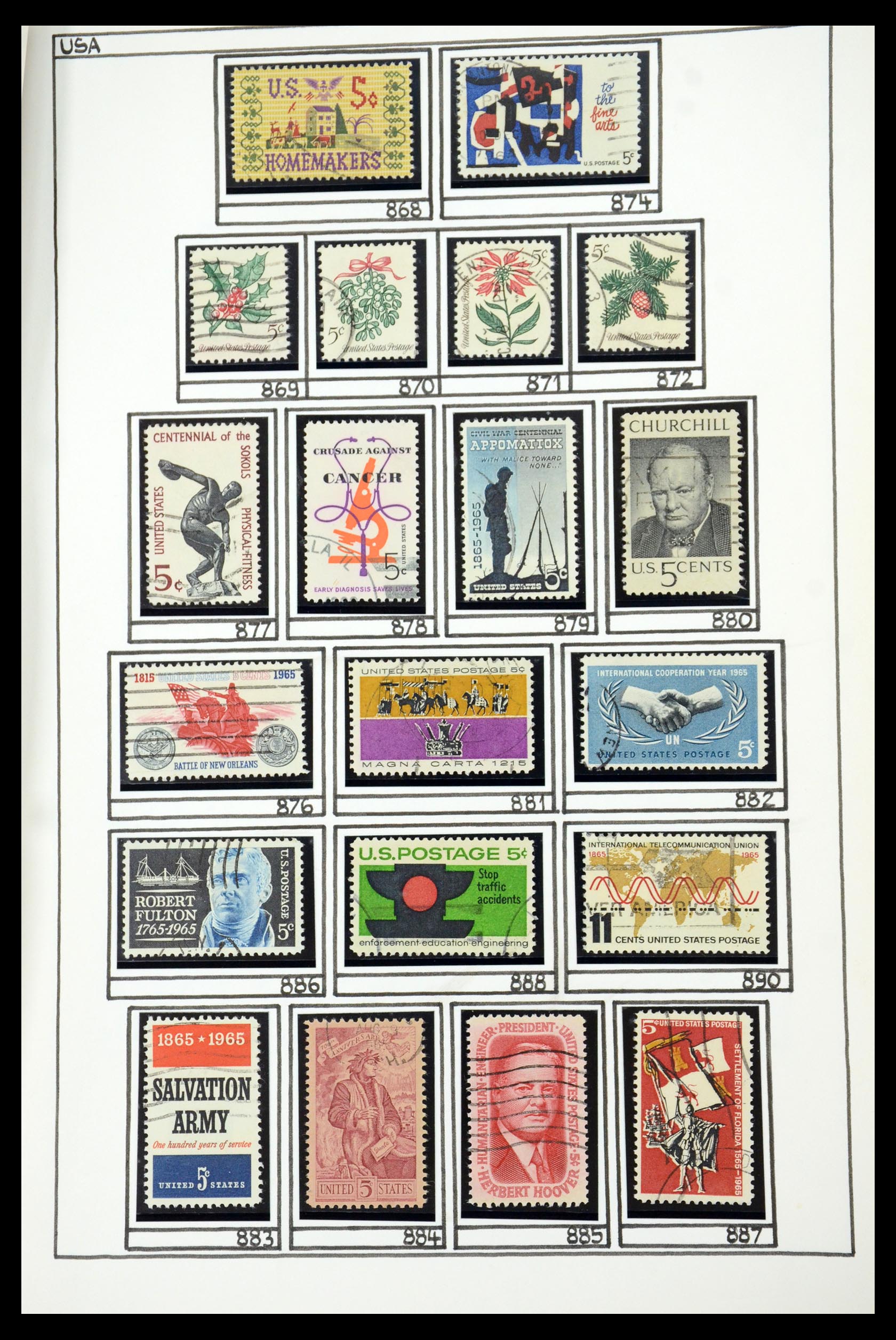 35888 053 - Stamp Collection 35888 USA 1851-2014.
