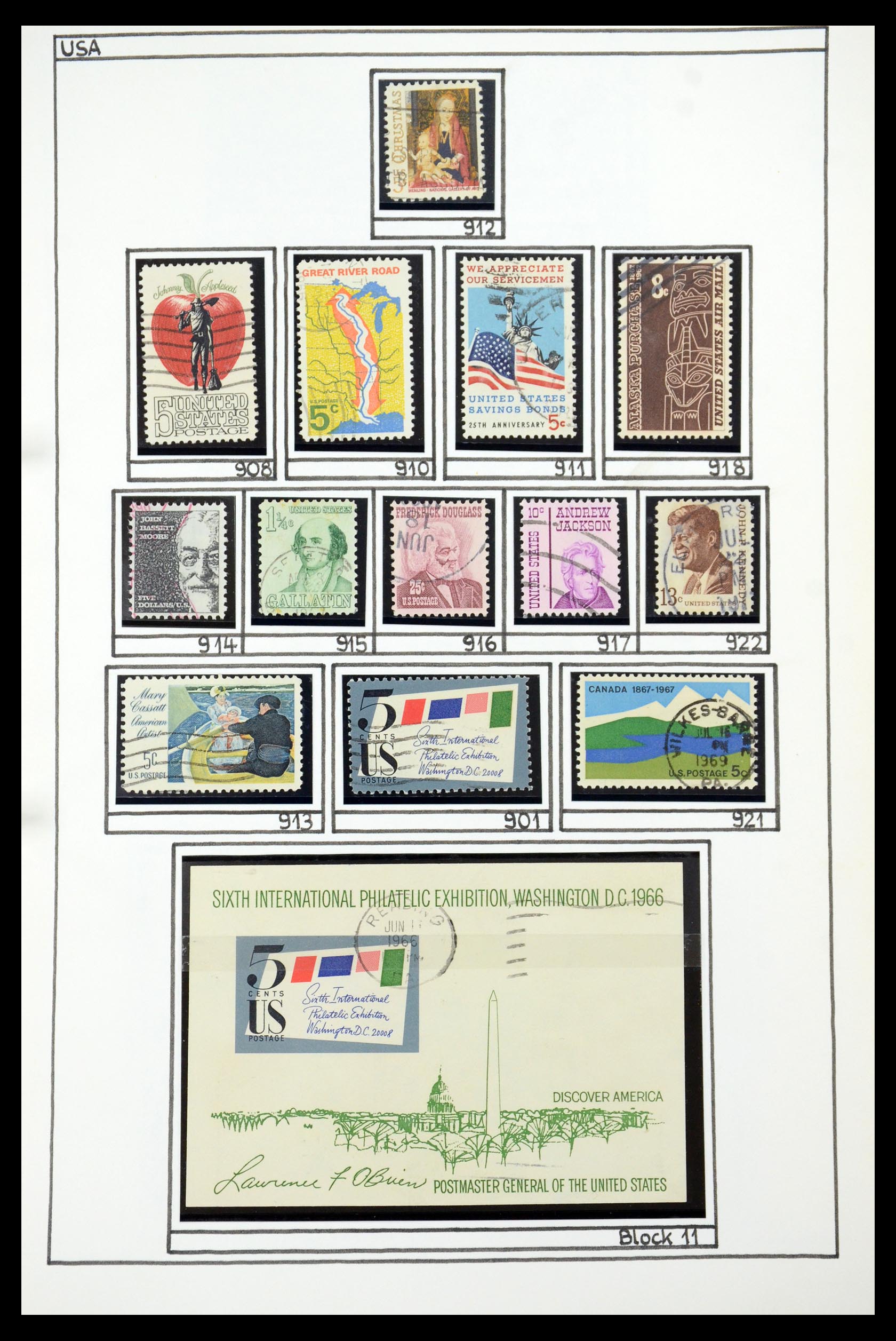 35888 055 - Stamp Collection 35888 USA 1851-2014.