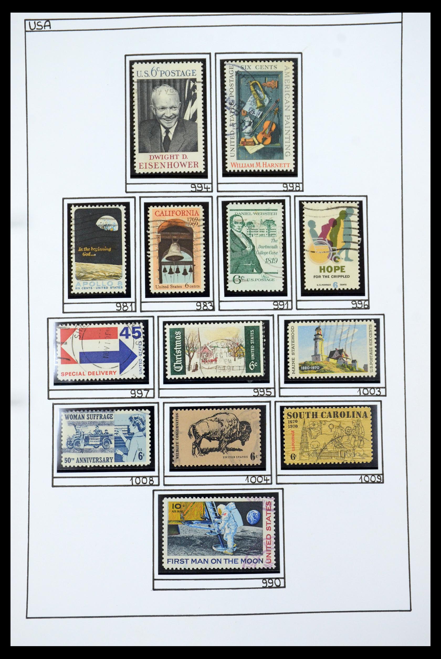 35888 060 - Postzegelverzameling 35888 USA 1851-2014.