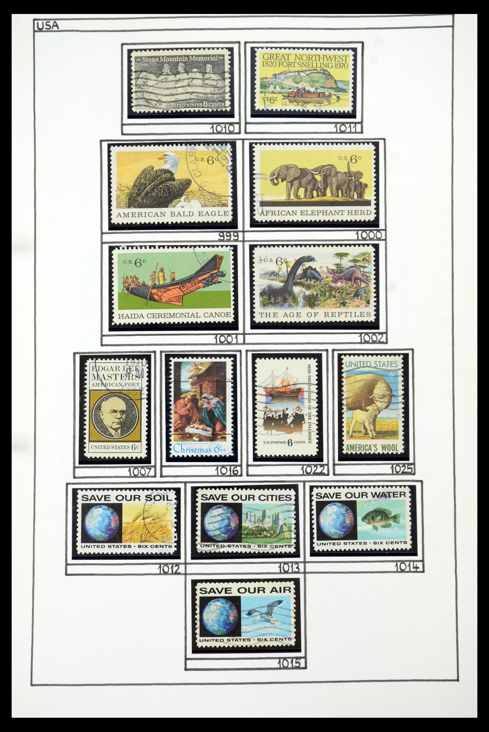 35888 061 - Stamp Collection 35888 USA 1851-2014.