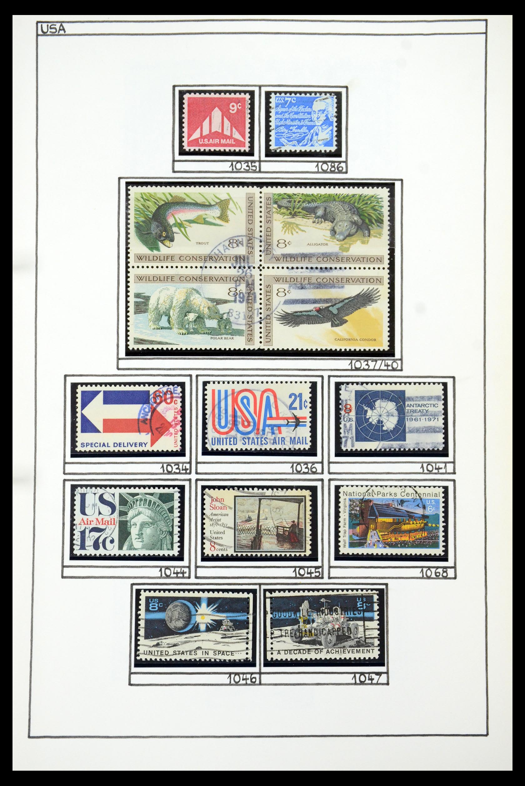 35888 063 - Stamp Collection 35888 USA 1851-2014.