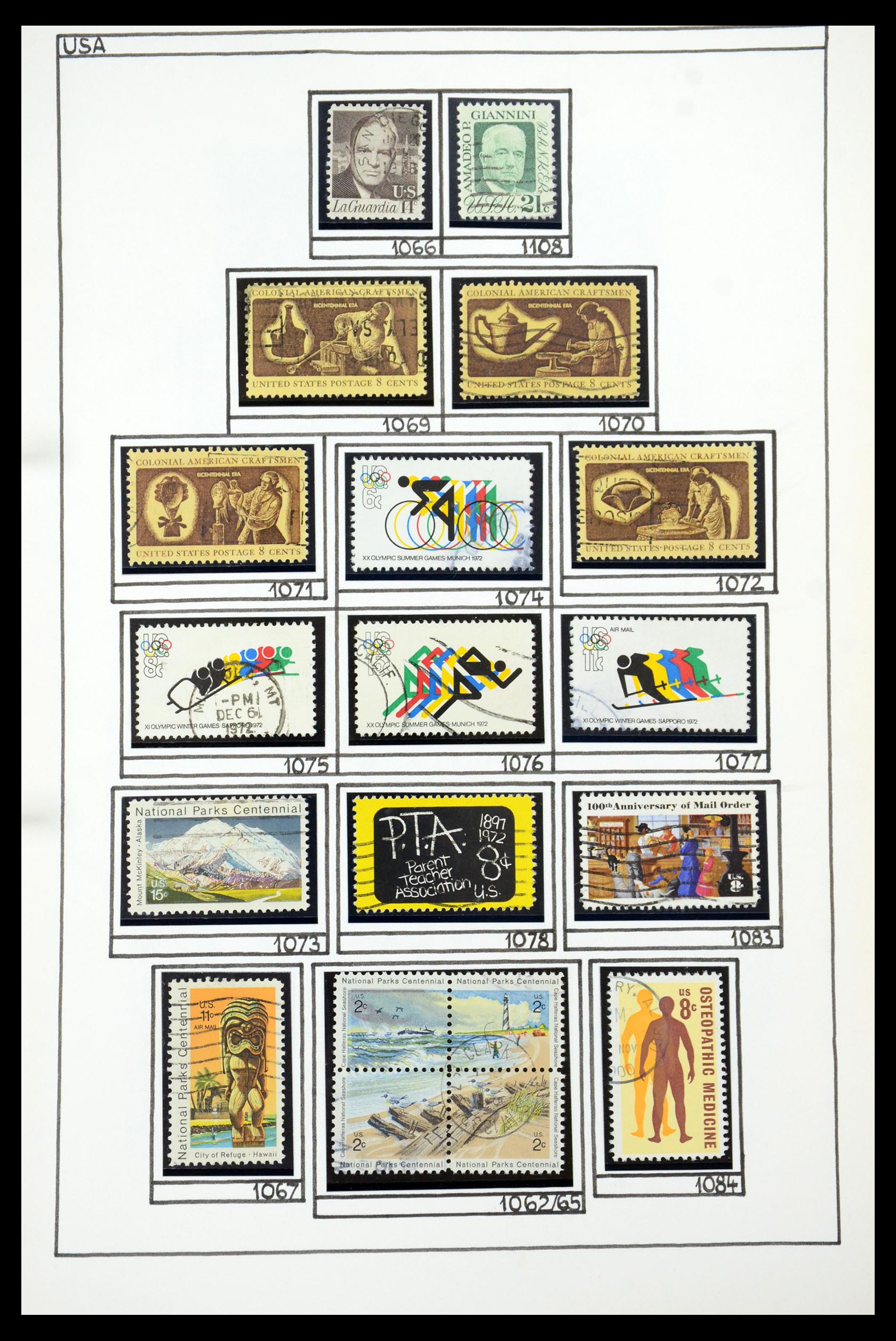 35888 065 - Stamp Collection 35888 USA 1851-2014.