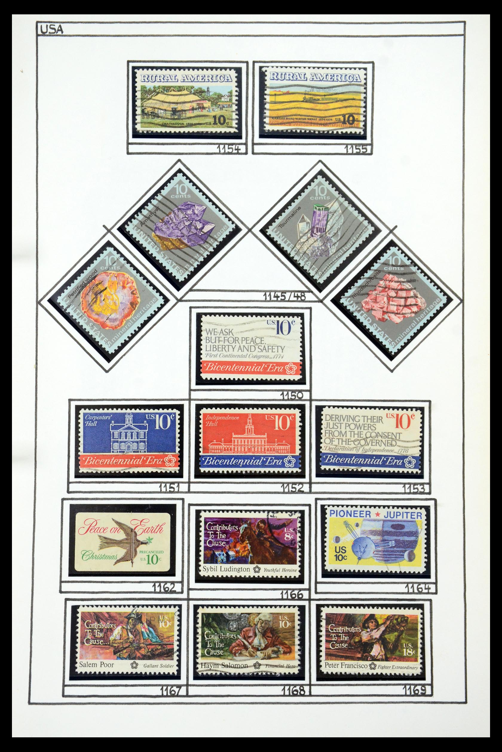 35888 070 - Stamp Collection 35888 USA 1851-2014.