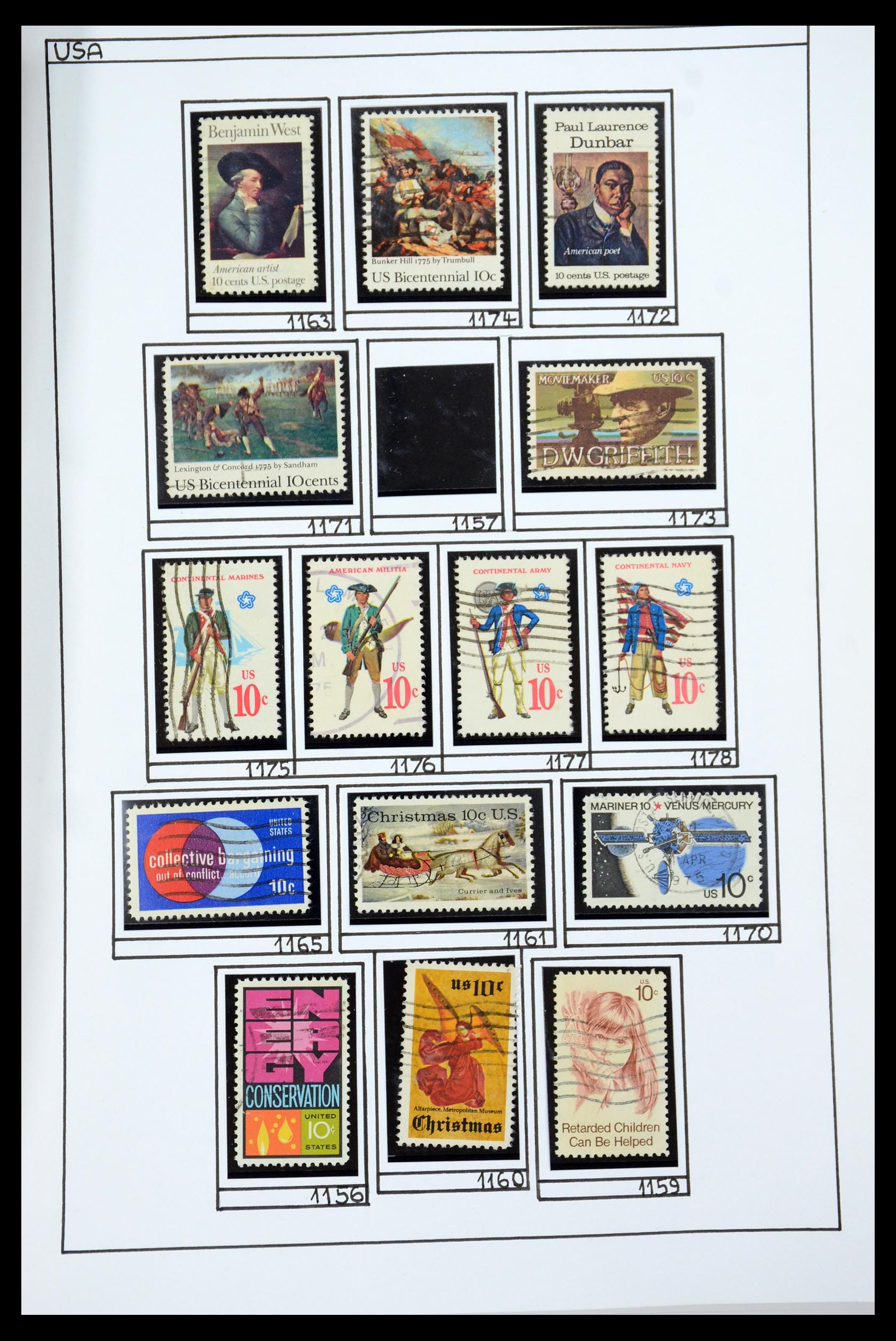 35888 071 - Stamp Collection 35888 USA 1851-2014.