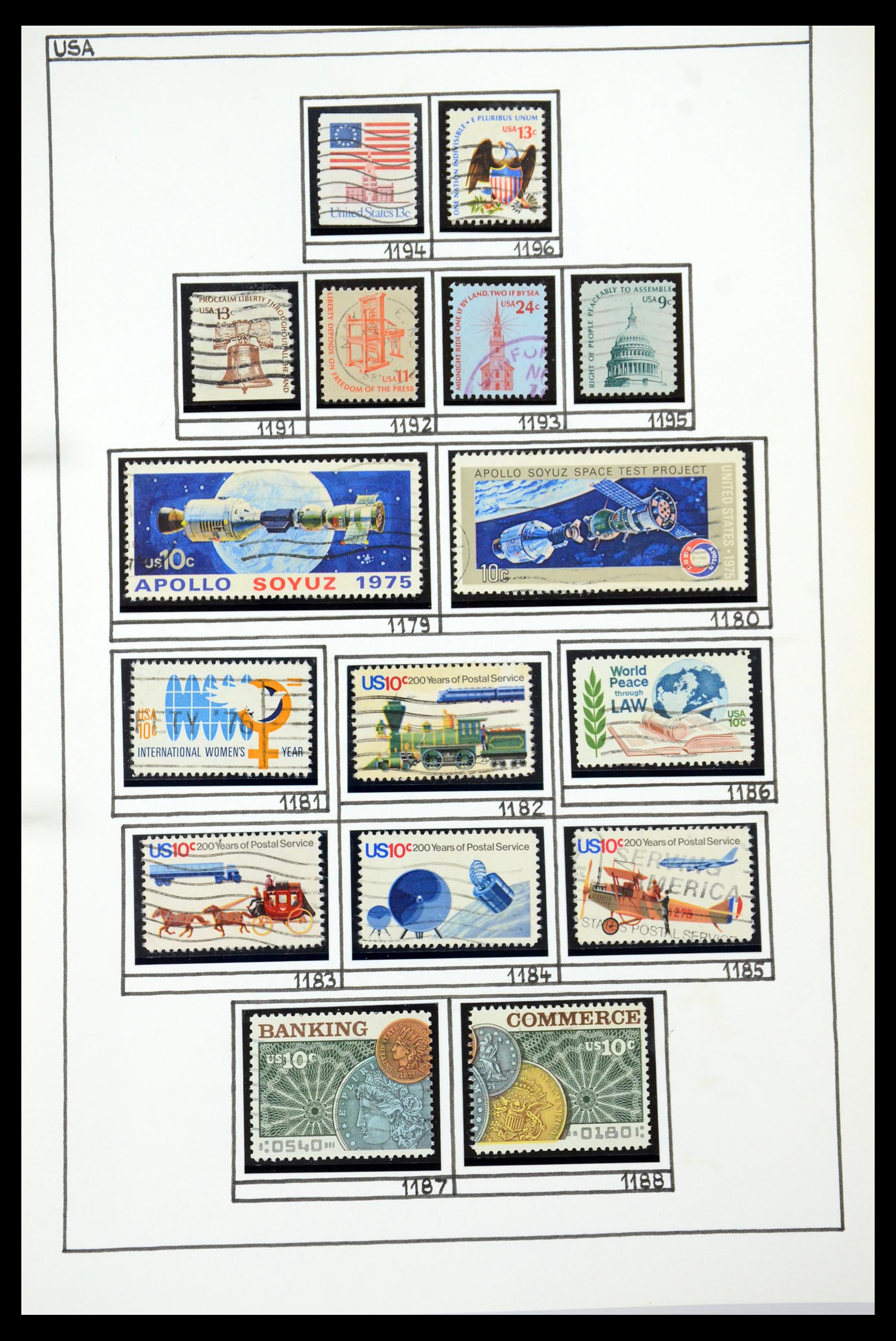35888 072 - Stamp Collection 35888 USA 1851-2014.