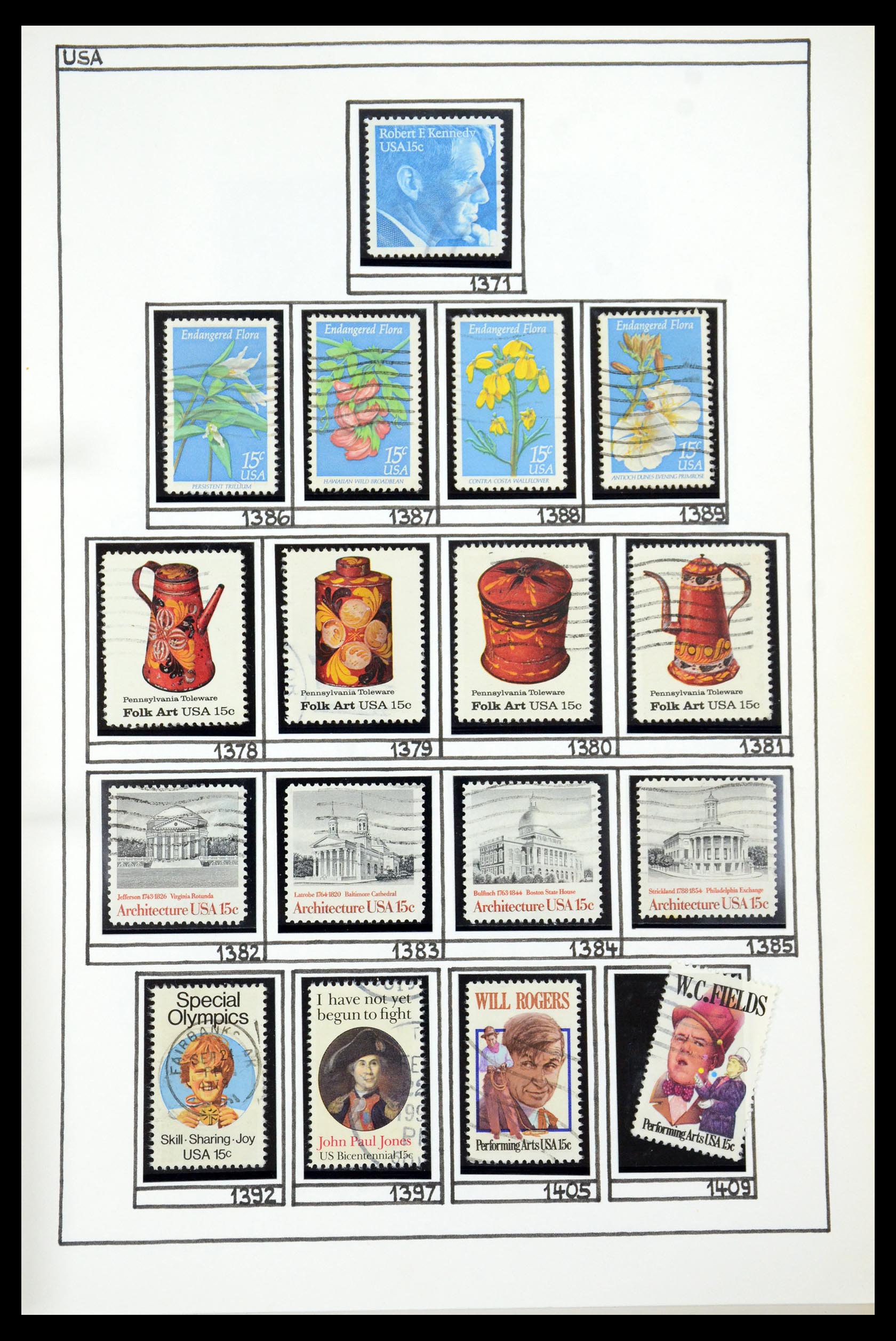 35888 087 - Stamp Collection 35888 USA 1851-2014.