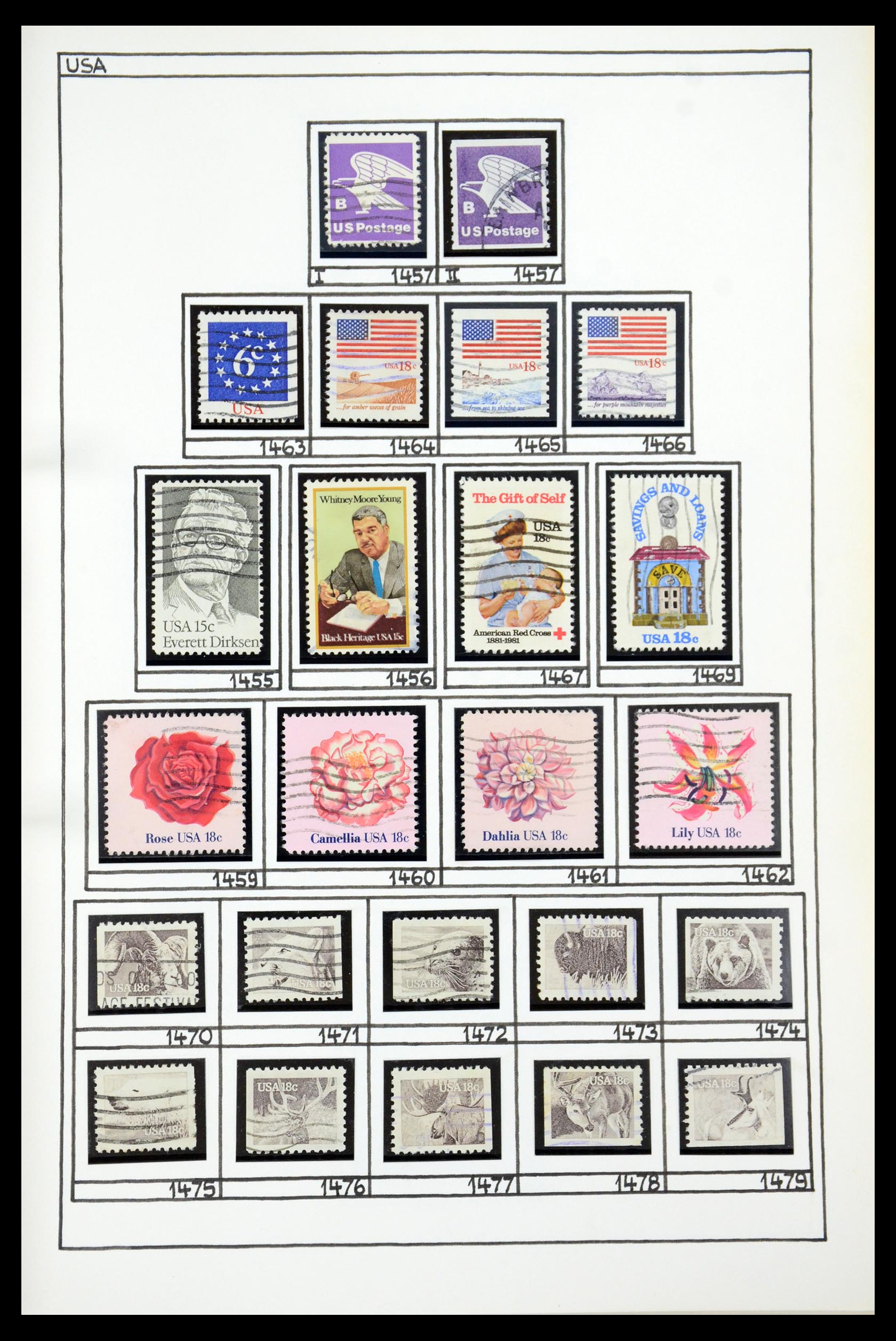 35888 091 - Stamp Collection 35888 USA 1851-2014.